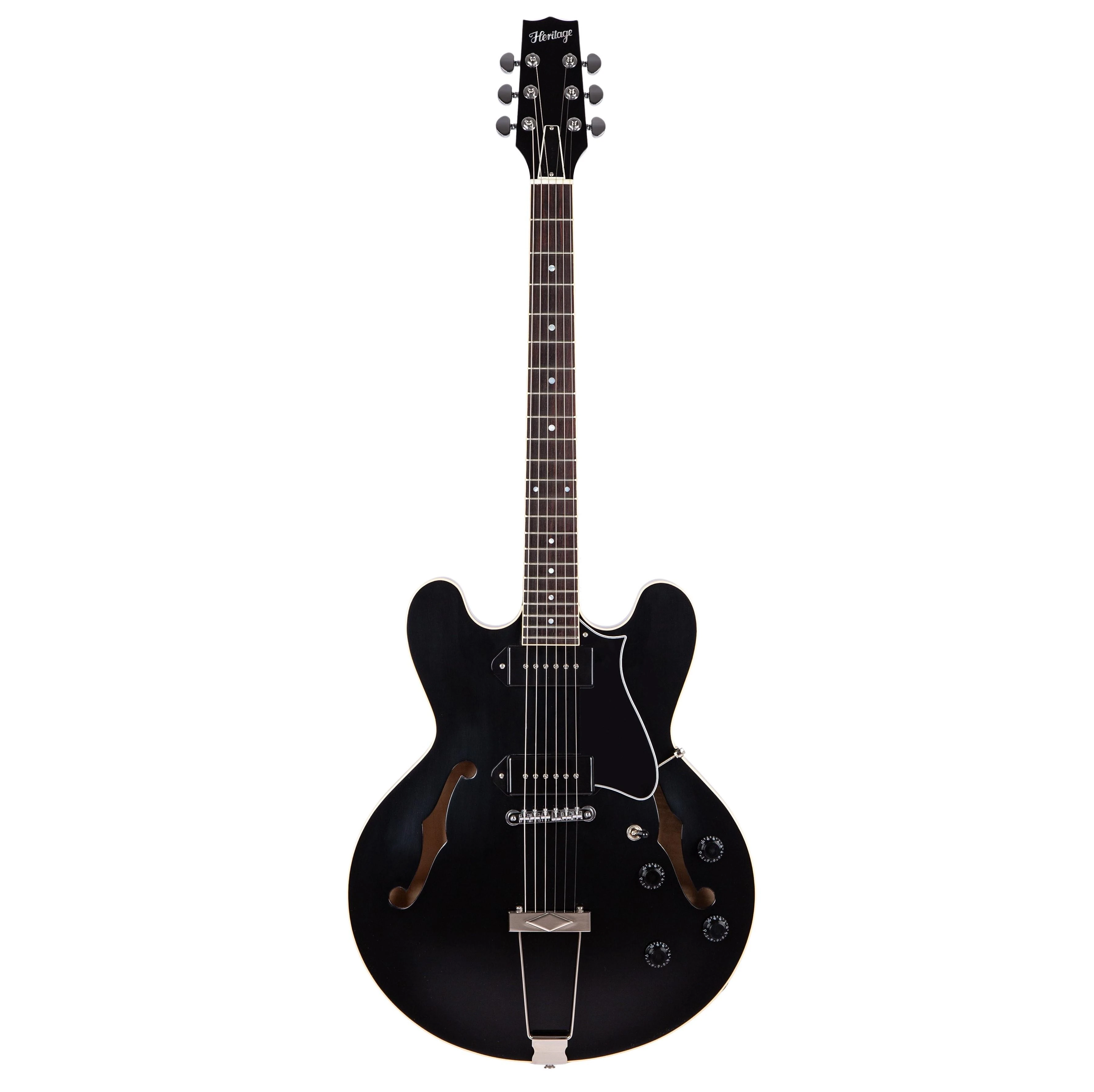 Heritage Standard II Collection H-530 Hollowbody Electric Guitar in Ebony - HRT-010151127 - #1251011 - STD II H530 EBONY_01.jpg