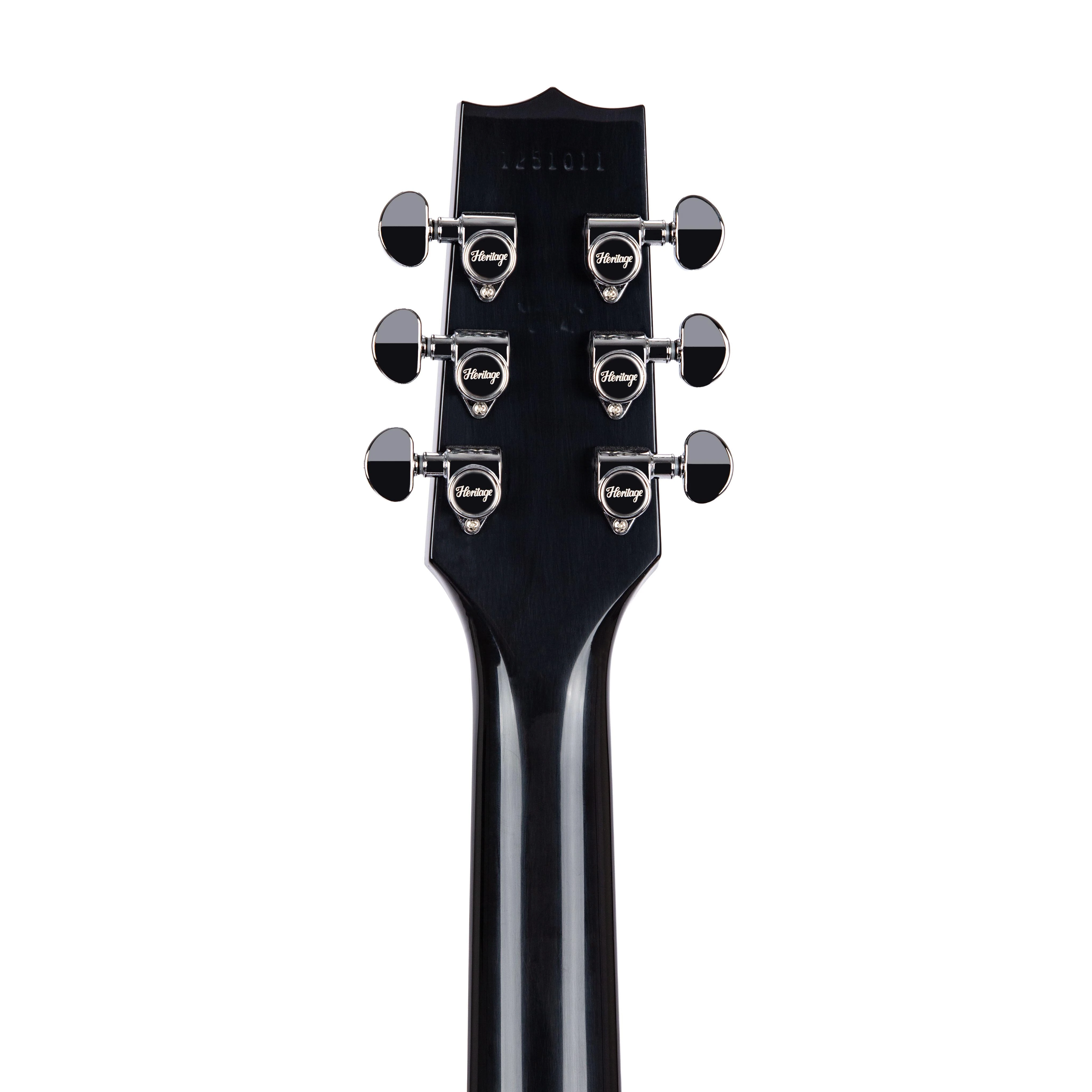 Heritage Standard II Collection H-530 Hollowbody Electric Guitar in Ebony - HRT-010151127 - #1251011 - STD II H530 EBONY_04.jpg