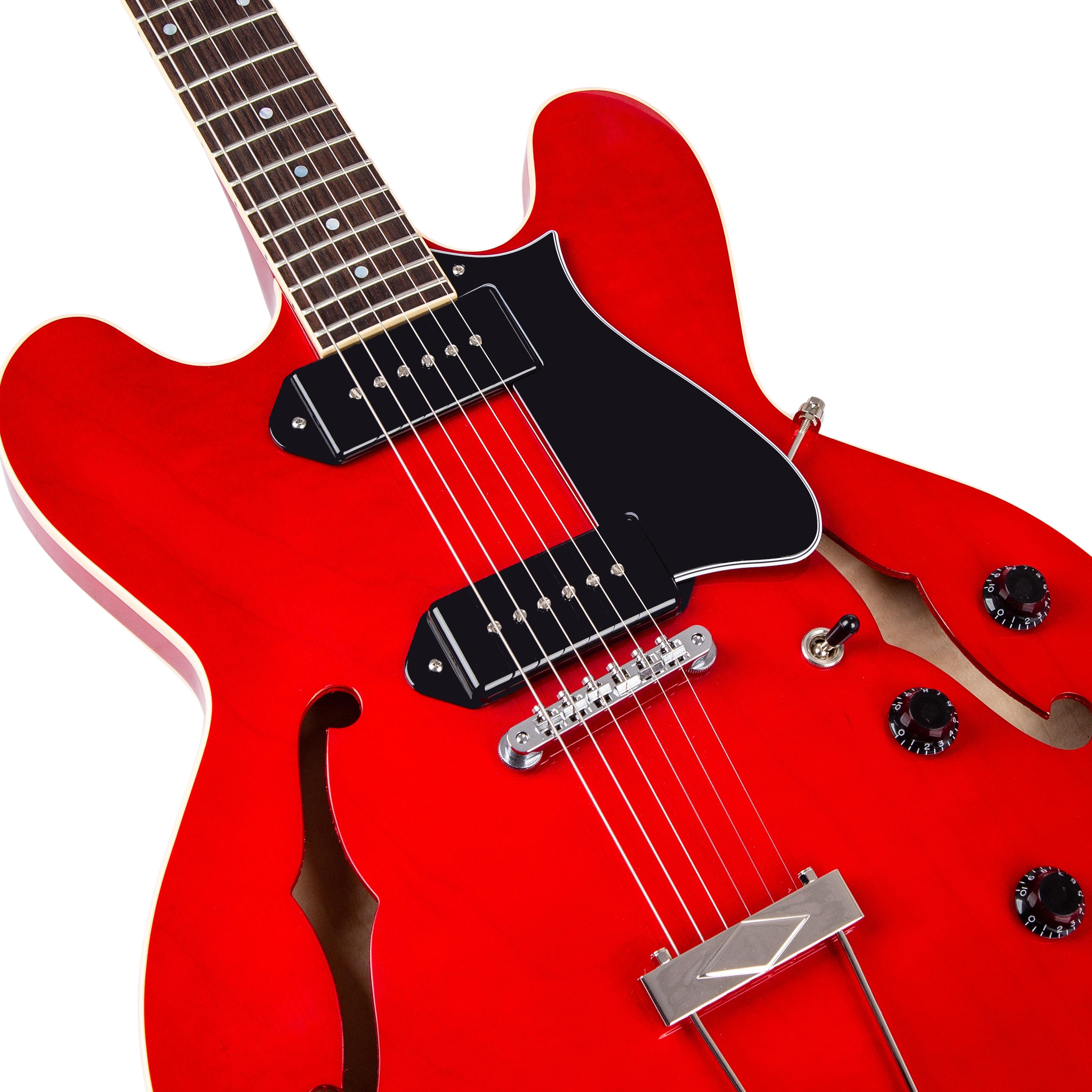 Heritage Standard II Collection H-530 Hollowbody Electric Guitar in Trans Cherry  - HRT-010151111 - #1251020 - STD II H530 TRC_05.jpg