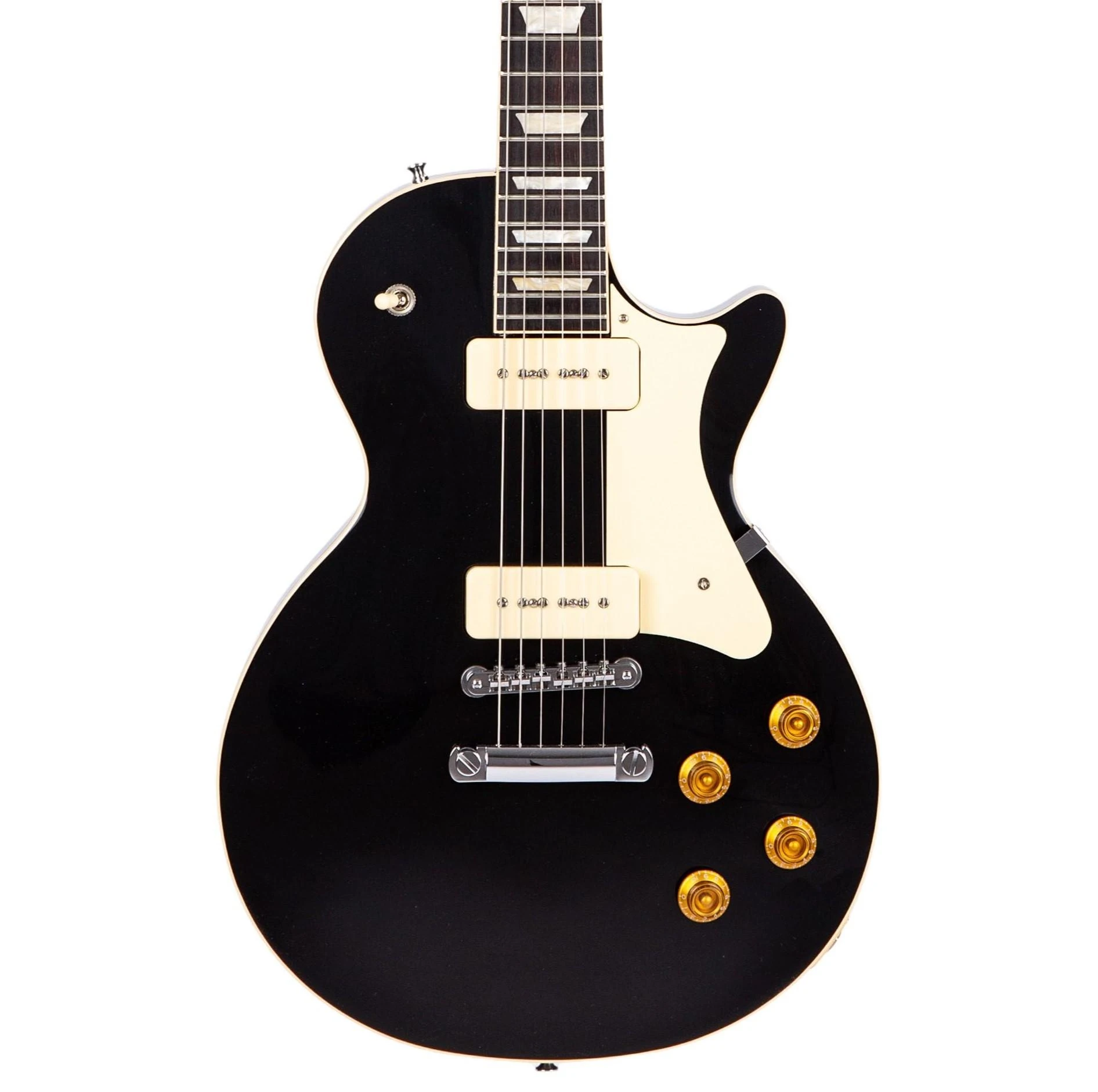 Heritage Standard II Collection H-150 P90 Electric Guitar in Ebony - HRT-010149127 - #1251013 - STDII H150 P90 EBONY_01 cropped.jpg