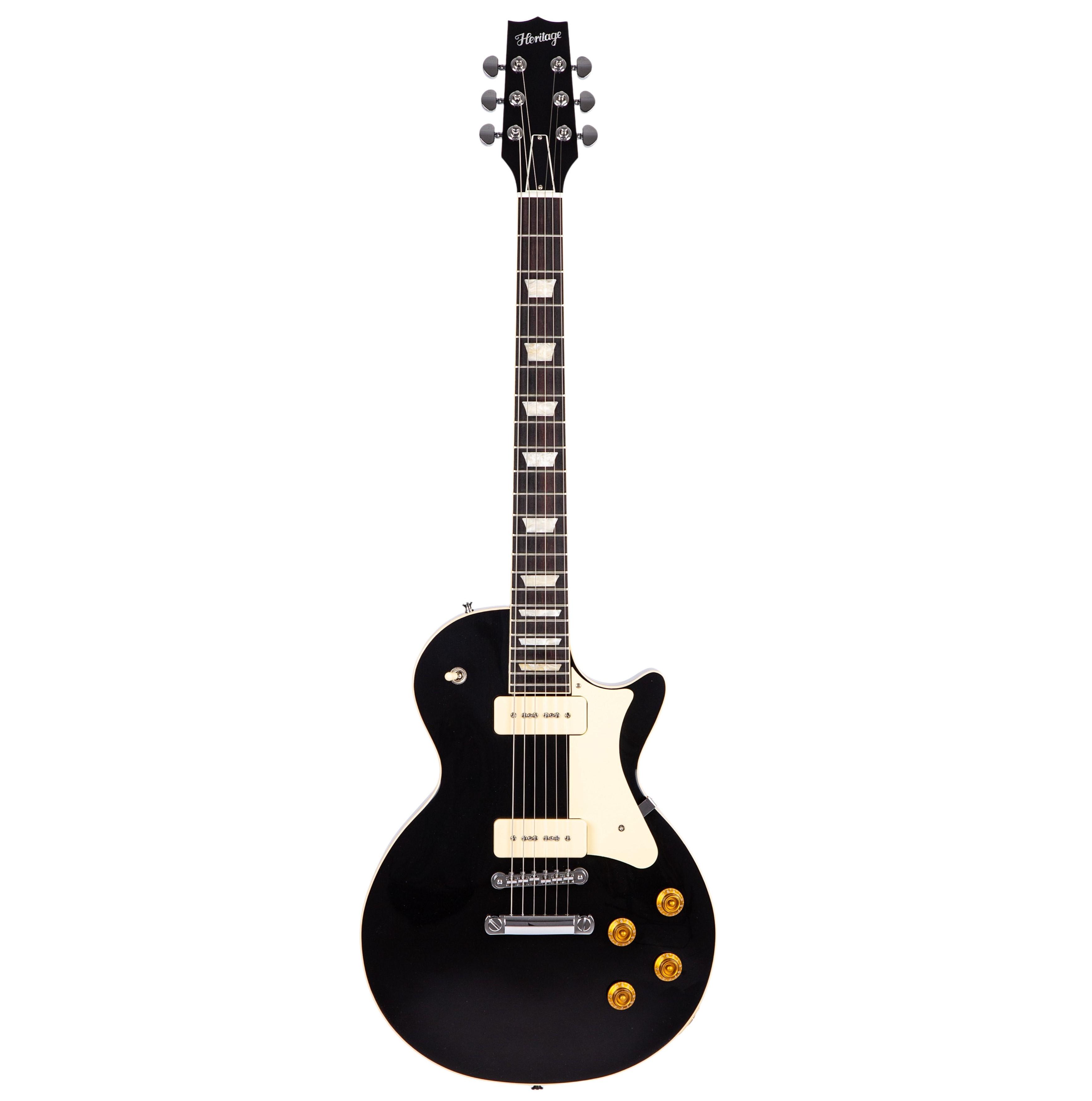 Heritage Standard II Collection H-150 P90 Electric Guitar in Ebony - HRT-010149127 - #1251013 - STDII H150 P90 EBONY_01.jpg