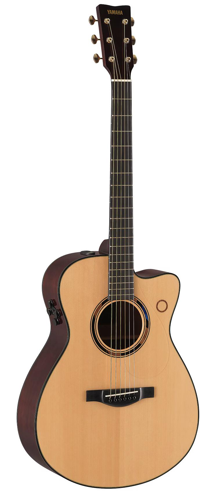 Yamaha TAS3 C TransAcoustic Electro Acoustic Guitar in Natural - GTAS3CNT-Front-Angle.jpg