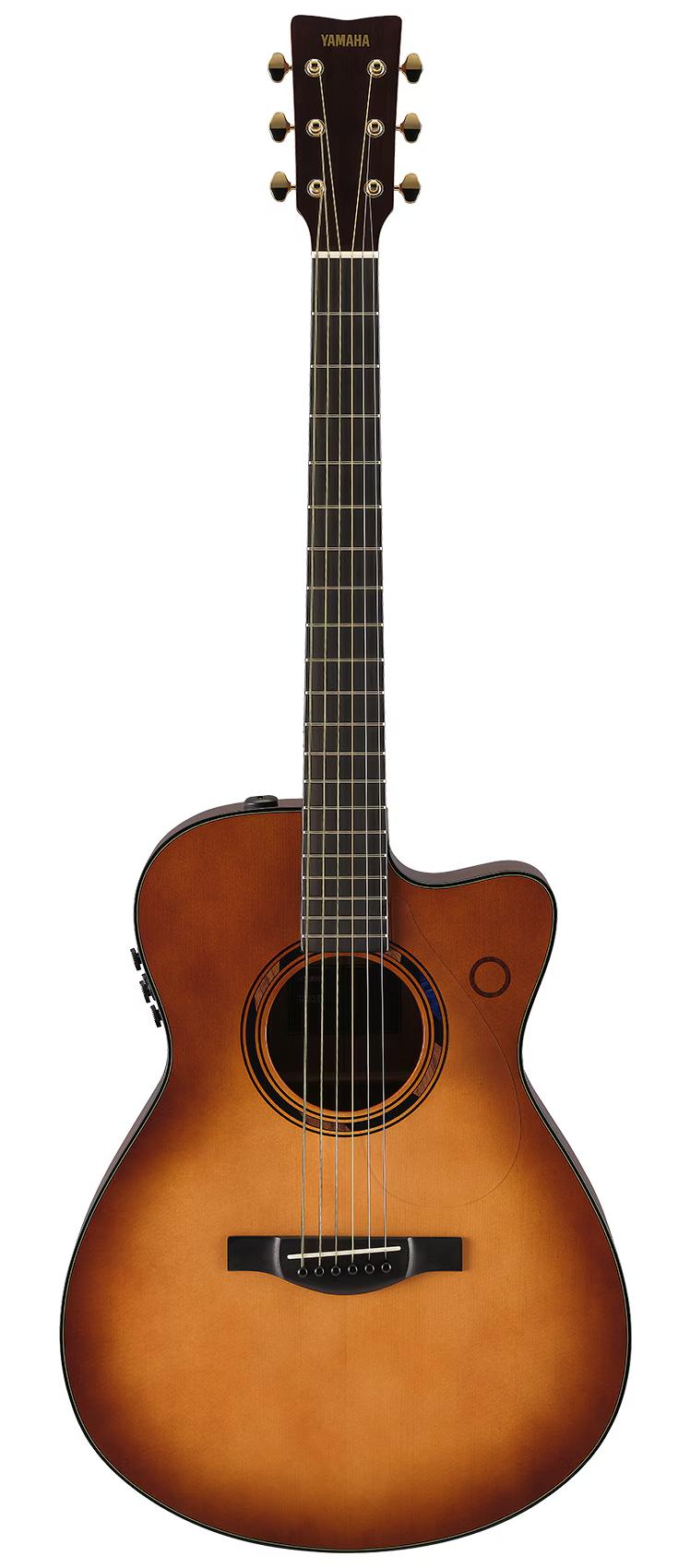 Yamaha TAS3 C TransAcoustic Electro Acoustic Guitar in Sand Burst - GTAS3CSDB-Front.jpg