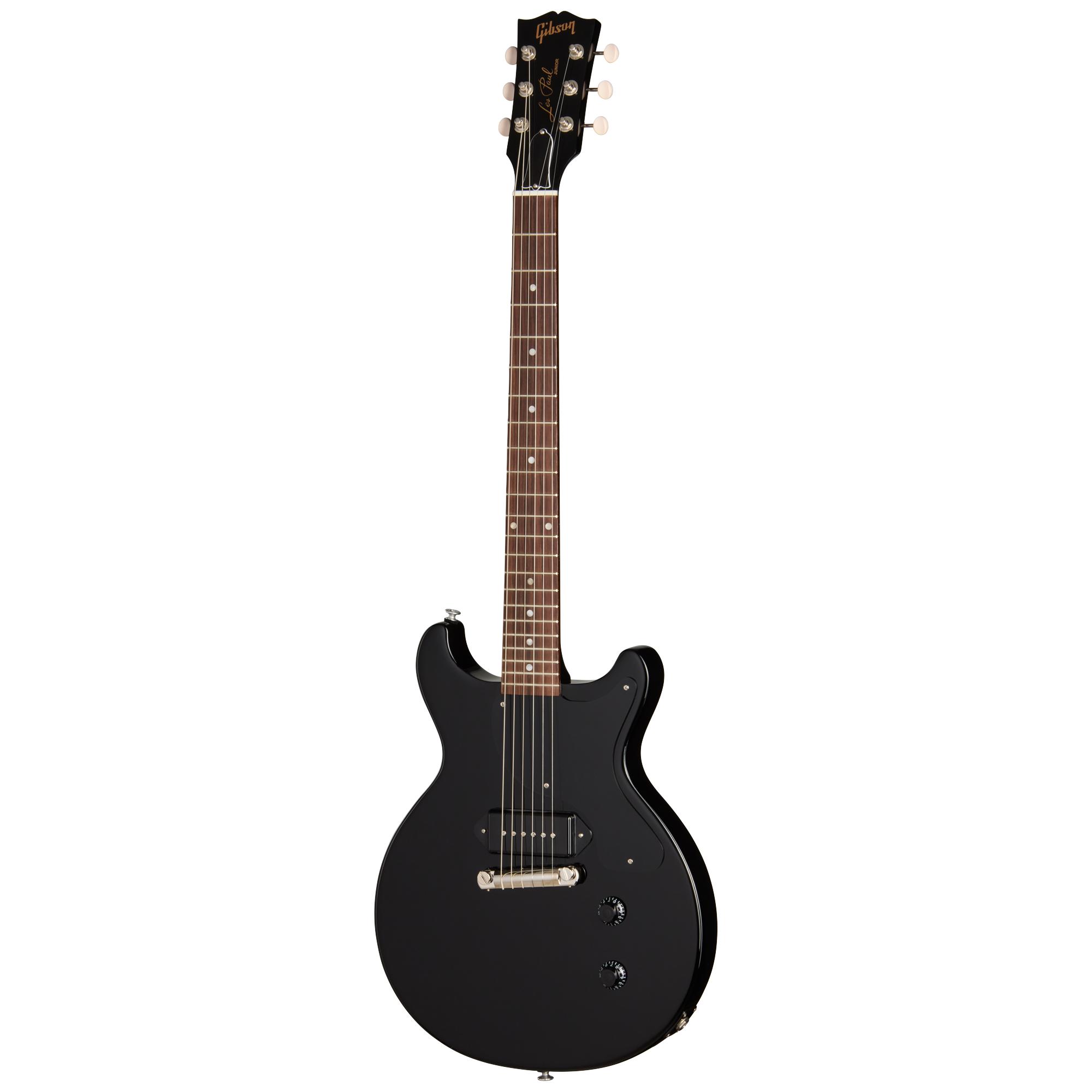 Gibson Les Paul Junior Double Cut Electric Guitar in Ebony - LPJD00EBNH1_203650027_3_Front.jpg
