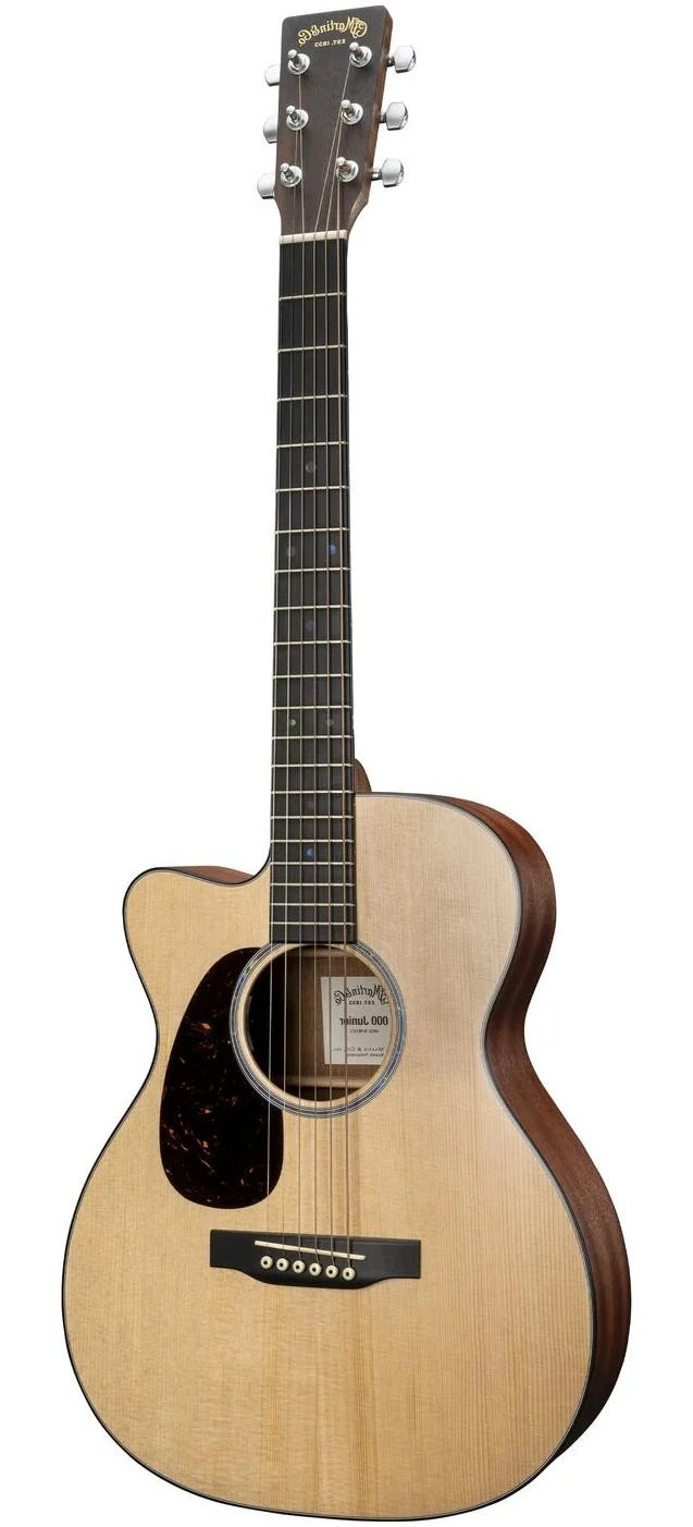 Martin Junior Series 000C Jr E Left Handed Electro Acoustic Guitar - CFM-GTR-000CJREL-Front-Angle.jpg