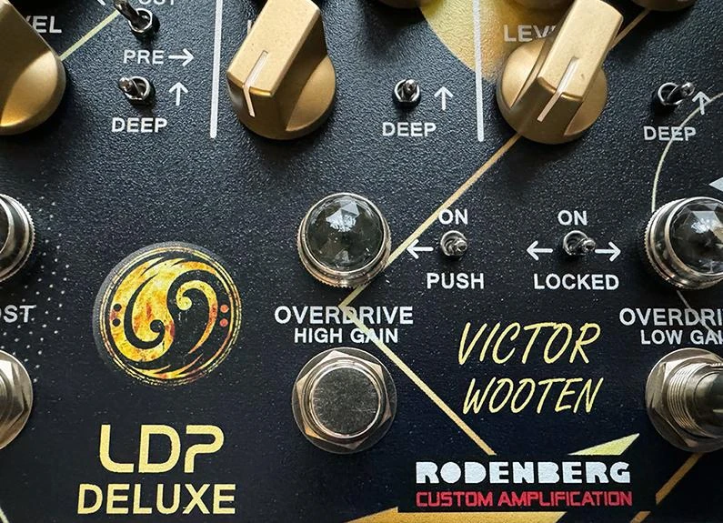 Rodenberg LDP Deluxe Victor Wooten Signature Custom Shop Bass Overdrive & Boost Pedal - LDPDELUXE-VW-Detail.jpg