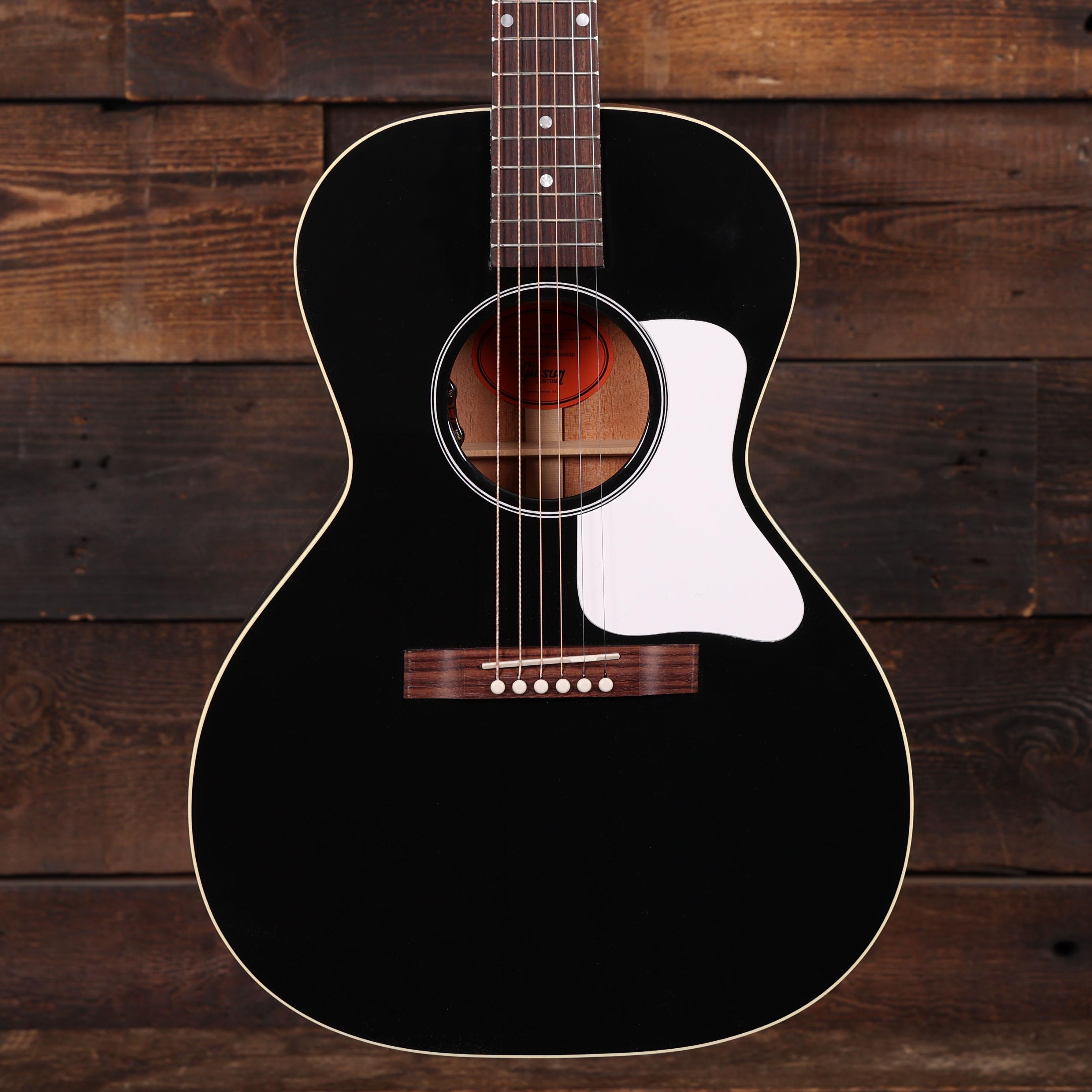 Gibson Special Run Custom Shop L-00 Standard Electro Acoustic Guitar in Ebony with White Pickguard - 21955060 (3).JPG