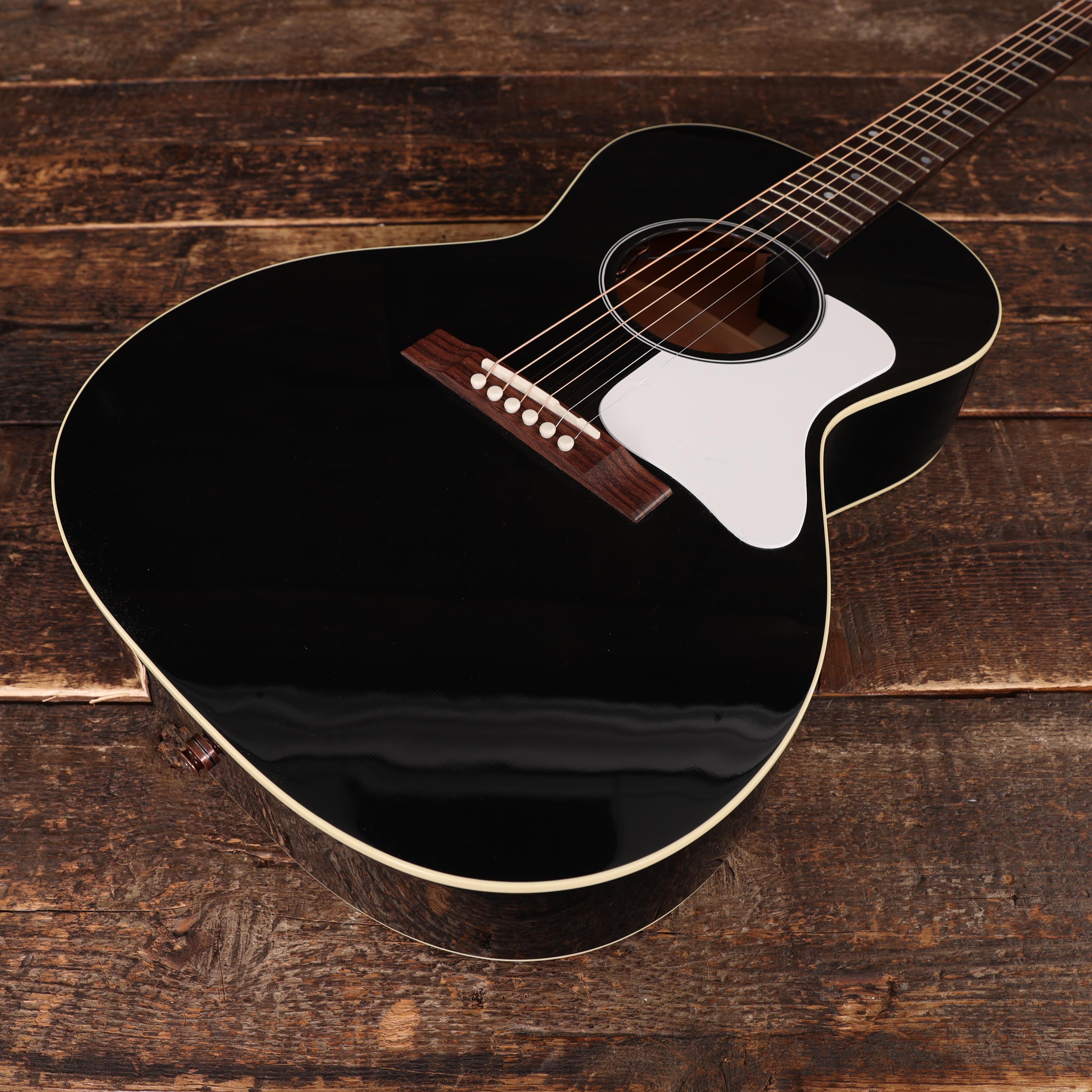 Gibson Special Run Custom Shop L-00 Standard Electro Acoustic Guitar in Ebony with White Pickguard - 21955060 (8).JPG