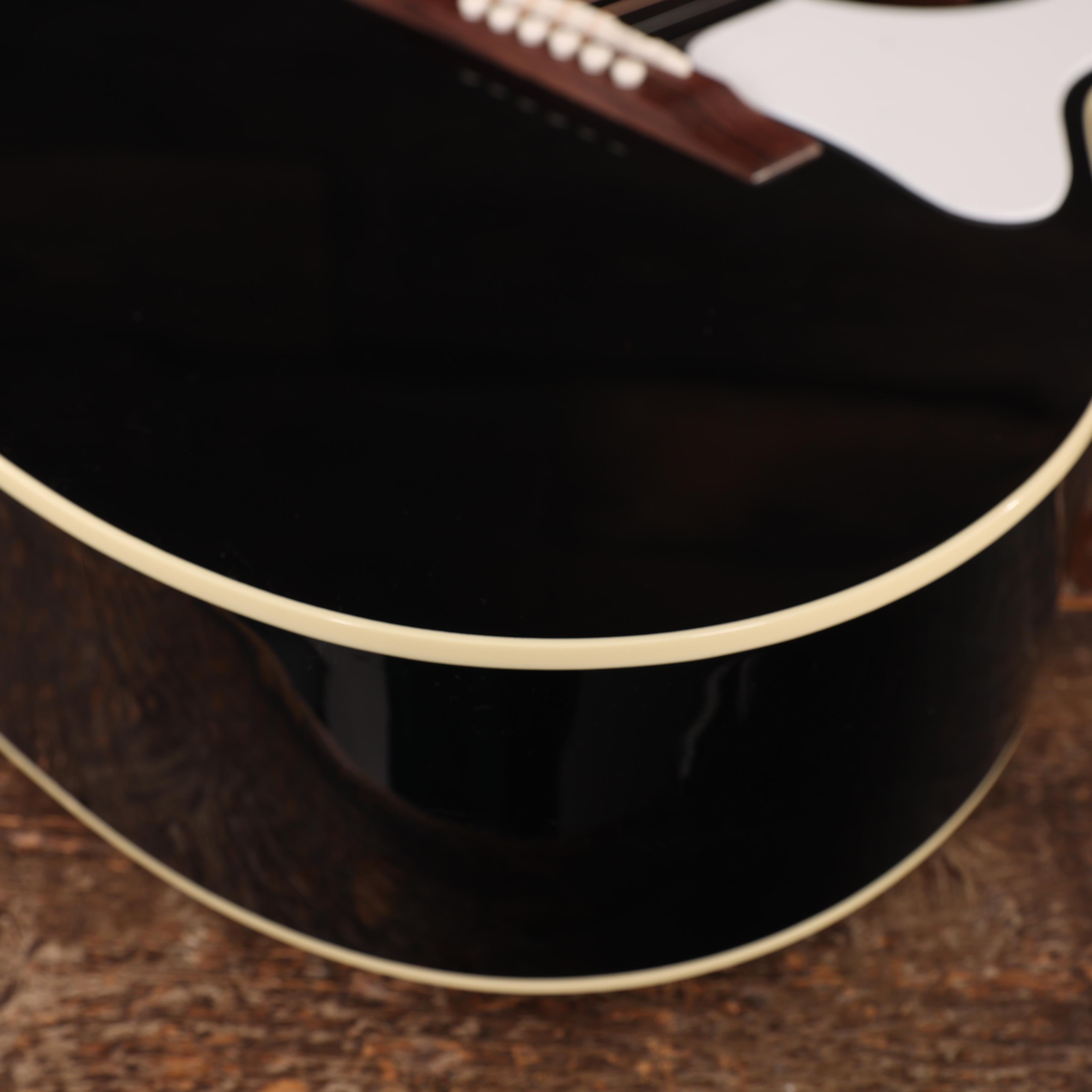 Gibson Special Run Custom Shop L-00 Standard Electro Acoustic Guitar in Ebony with White Pickguard - 21955060 (10).JPG