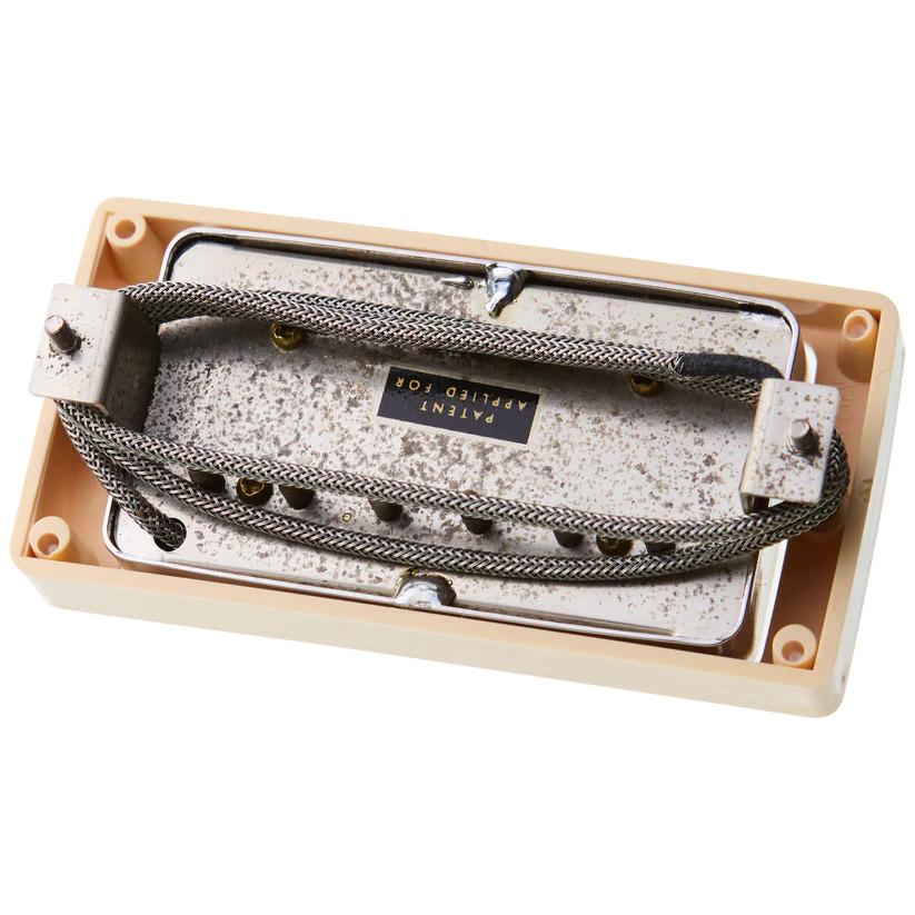 Gibson Limited Edition Collectors Edition Series 3 1959 Humbuckers - Double Vintage White with Aged Nickel Covers  - PU59S3DVWANC2-SET_BridgeBack.jpg