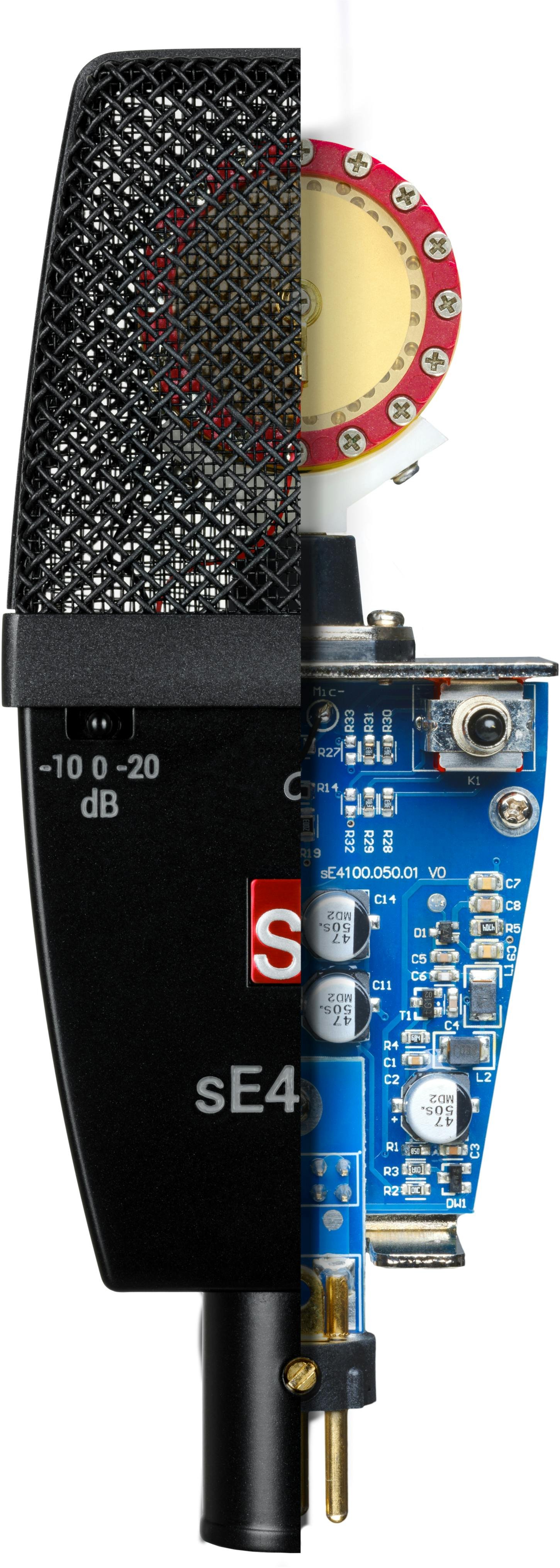 sE Electronics sE4100 LDC, Cardiod Condenser Microphone - SE4100-sE-Electronics_sE4100_Cutaway.jpg