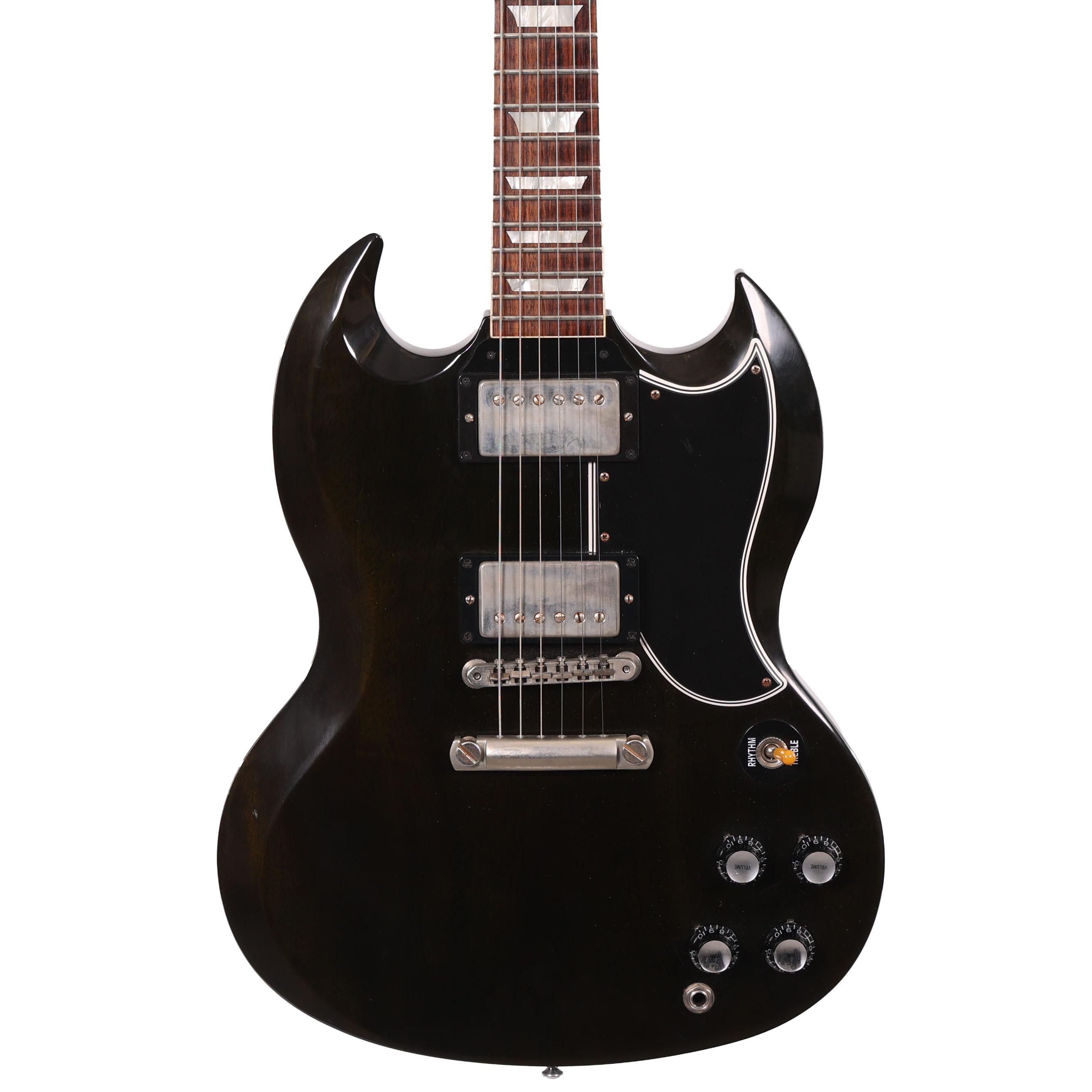 Second Hand Gibson Custom Shop M2M '62 SG in Green 165 - SH-114-2165 (3).jpg