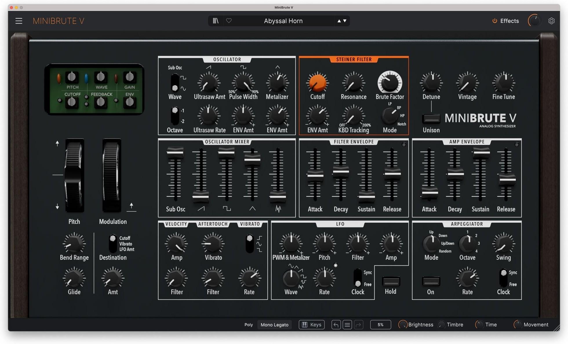 Arturia MiniBrute V Plugin - 211039-DOWN_1.jpg