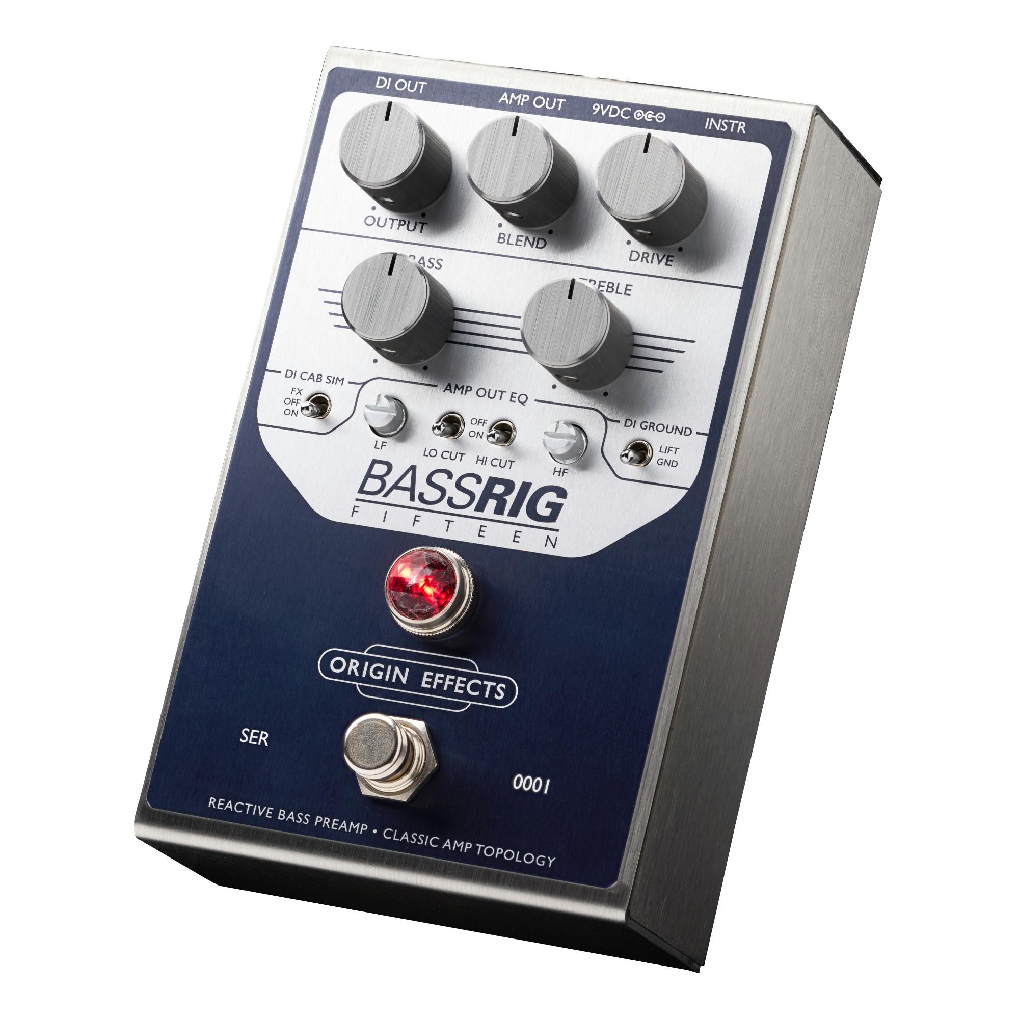 Origin Effects BassRig Fifteen Amp Simulator and DI Pedal - Origin Effects BASSRIG Fifteen Hero Image (Web Use).jpg