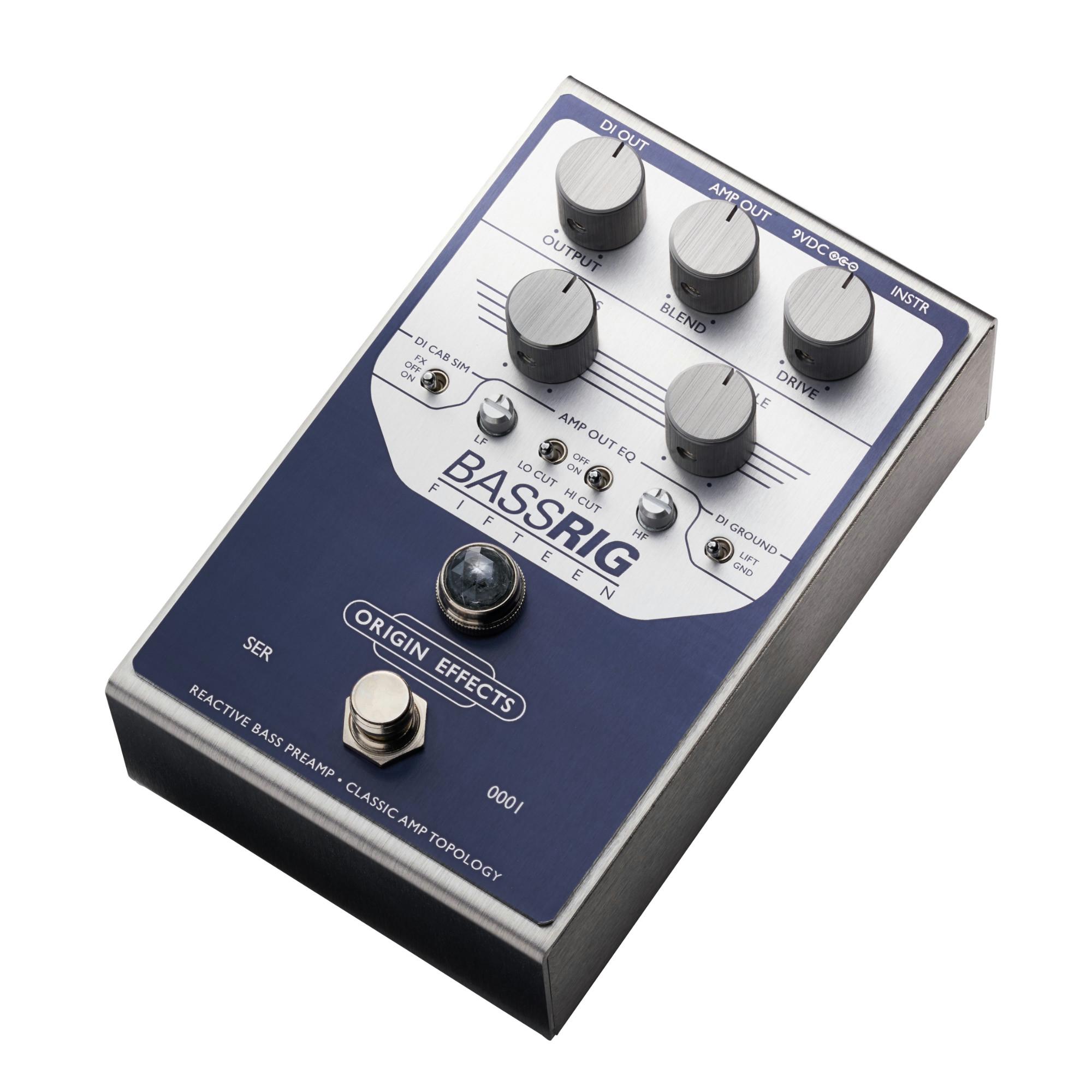Origin Effects BassRig Fifteen Amp Simulator and DI Pedal - Origin Effects BASSRIG Fifteen Angle 1 (Web Use).jpg