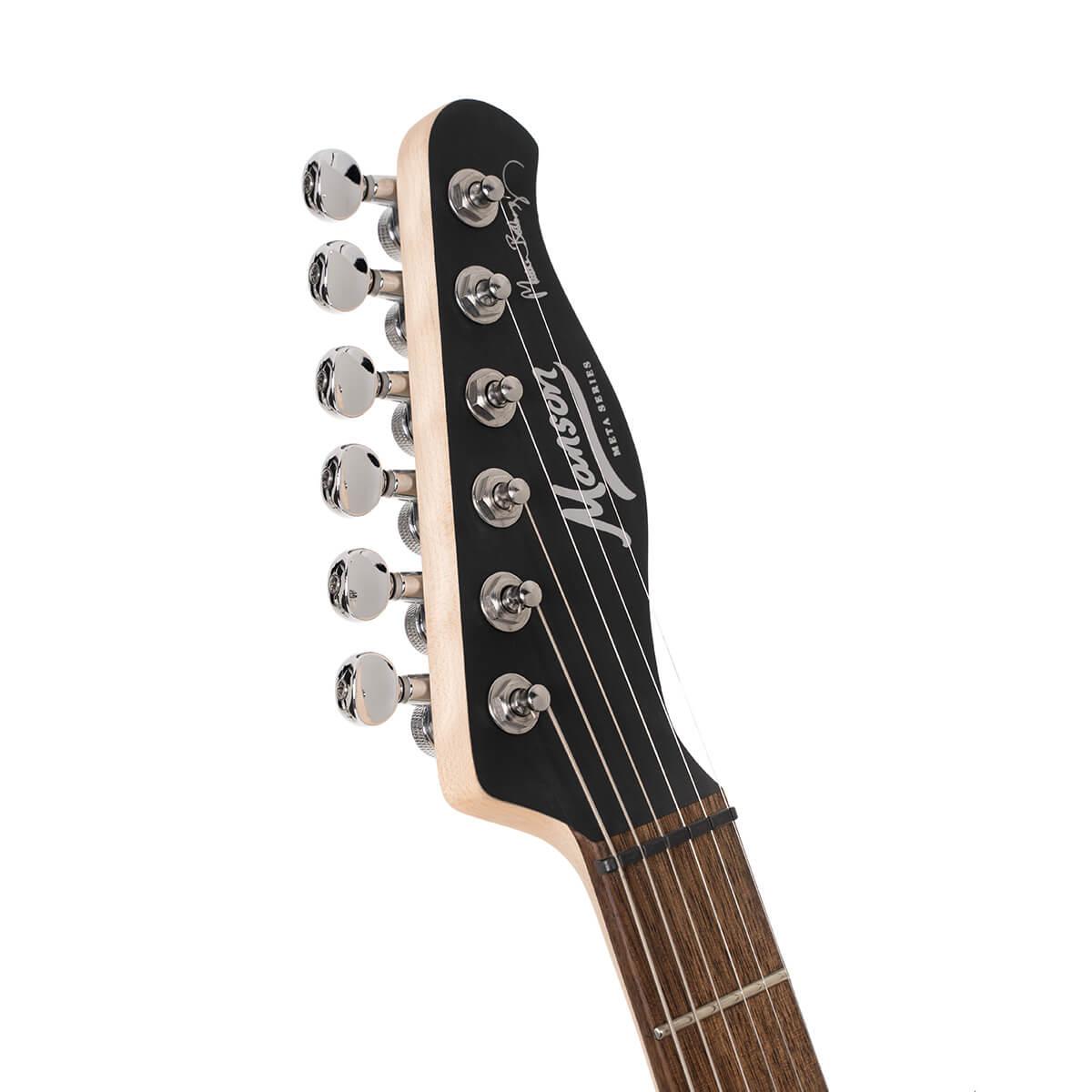 Manson Meta Series MBM-2H Matt Bellamy Signature Electric Guitar in Satin Black - MBM-2HSBLK-Headstock.jpg