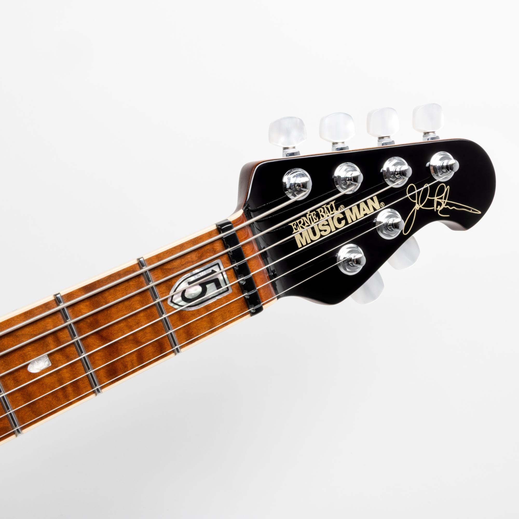 Music Man BFR Baritone JP15 John Petrucci Signature Electric Guitar in Cherry Creamsicle - 663-QCC-12-00-MB-C1-Headstock.jpg