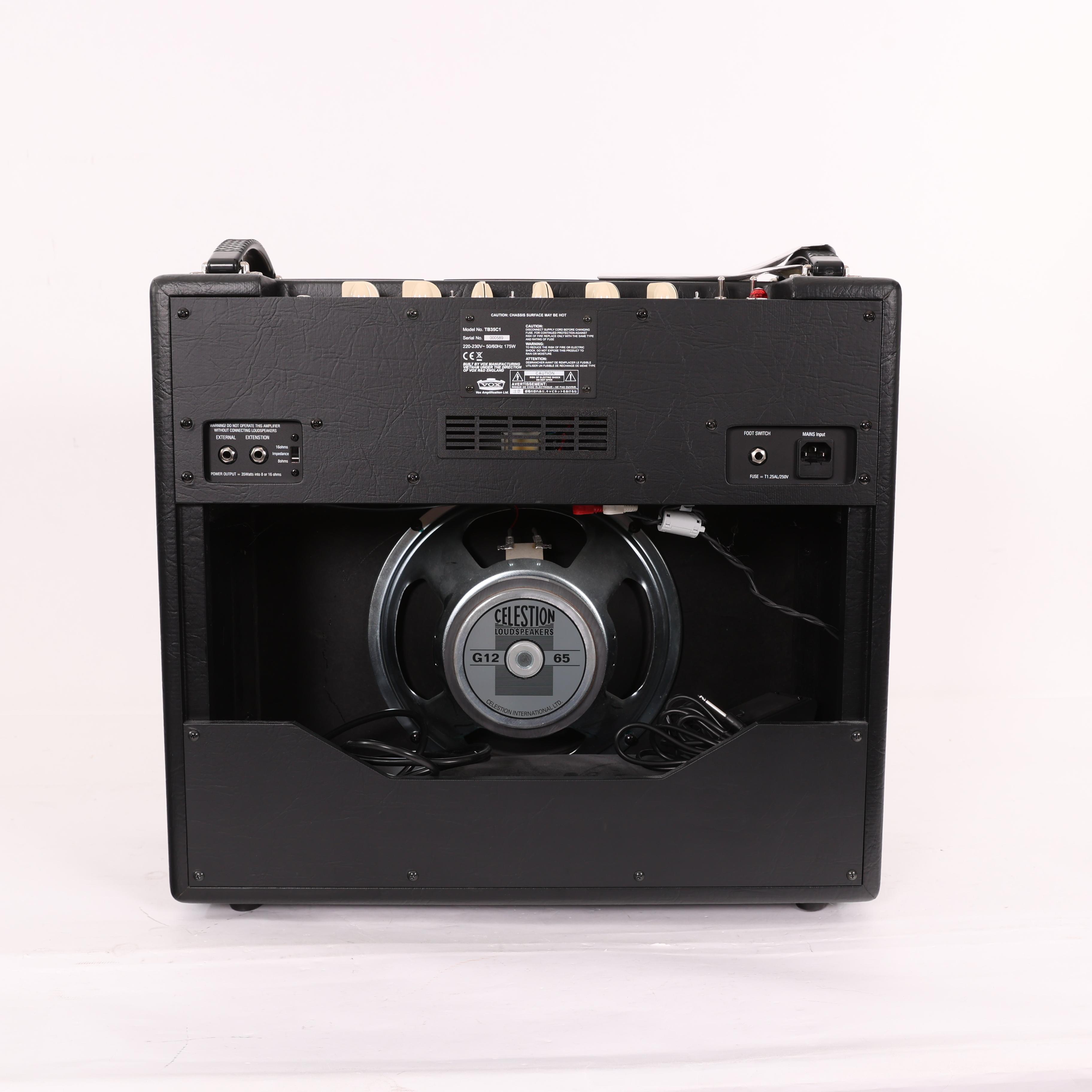Second Hand Vox TB35C1 Tony Bruno Design Guitar Amp Combo in Black with Footswitch 693 - SH-241-5693 (5).jpg