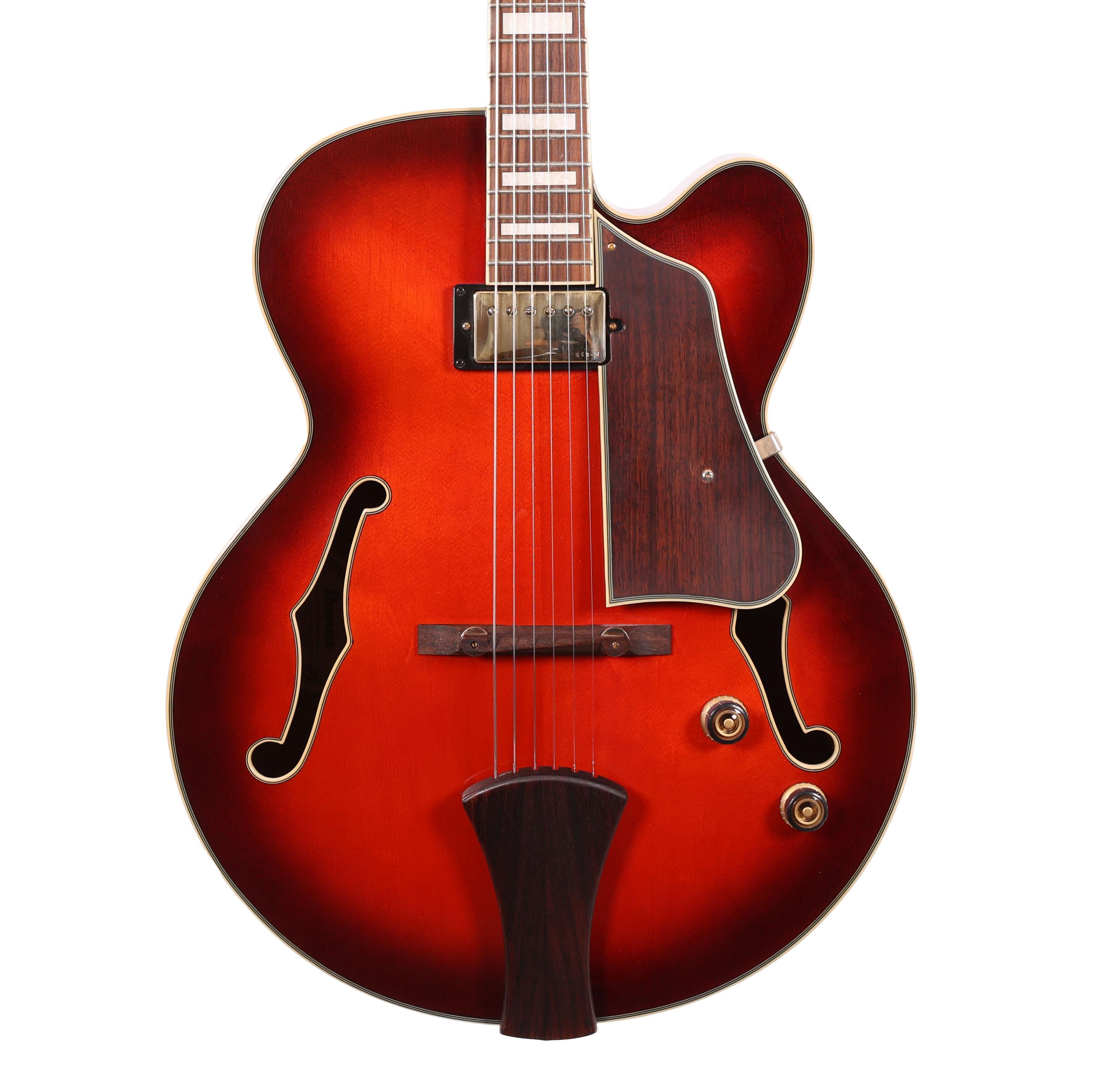 Second Hand Ibanez AFJ91-SRD Hollowbody Electric Guitar in Sunset Red 183 - SH-122-1183 (2).jpg