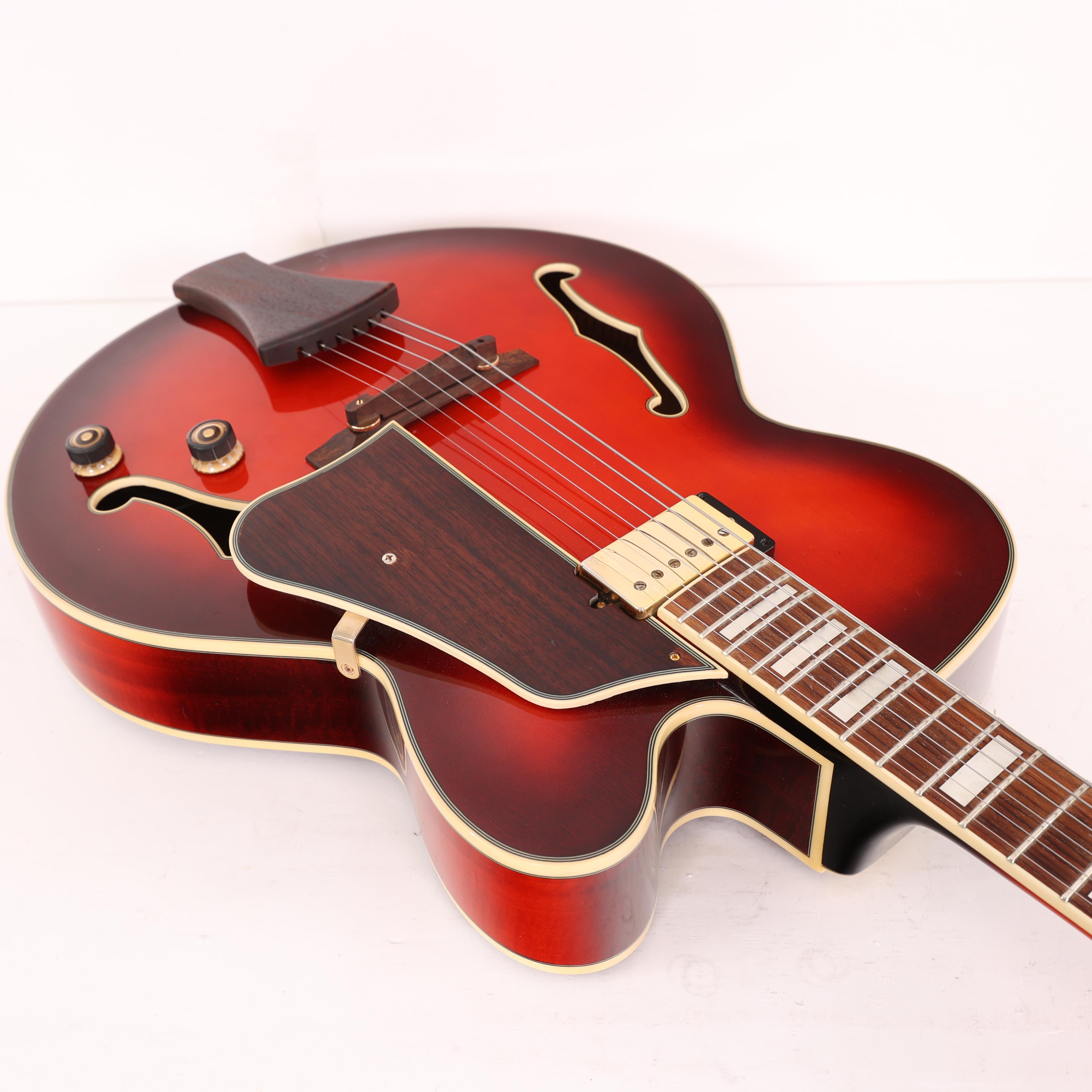 Second Hand Ibanez AFJ91-SRD Hollowbody Electric Guitar in Sunset Red 183 - SH-122-1183 (10).jpg
