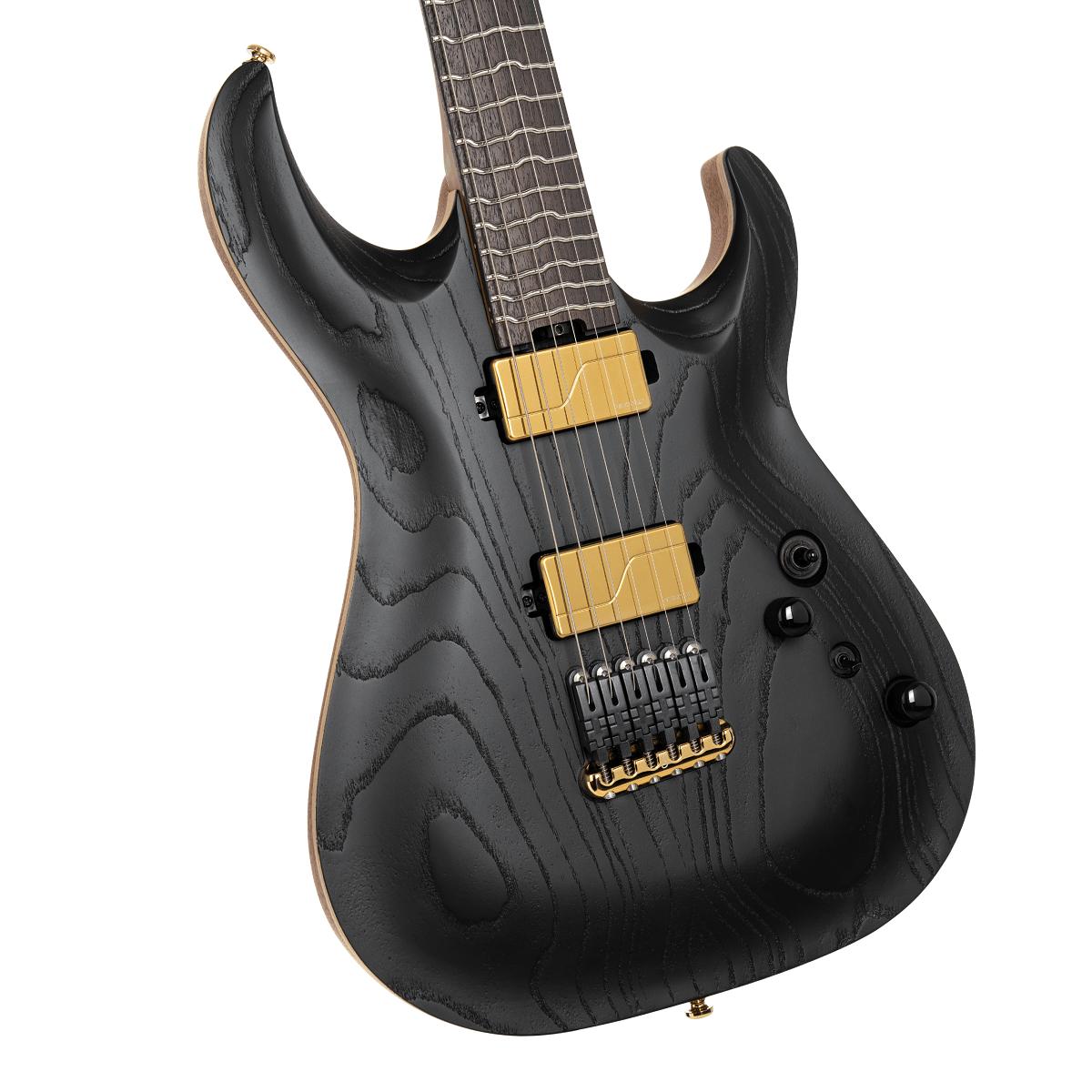 Cort Limited Edition KX700TT-G True Temperament Electric Guitar in Open Pore Black - KX700TT-G-Limited-Edition-Angle.jpg