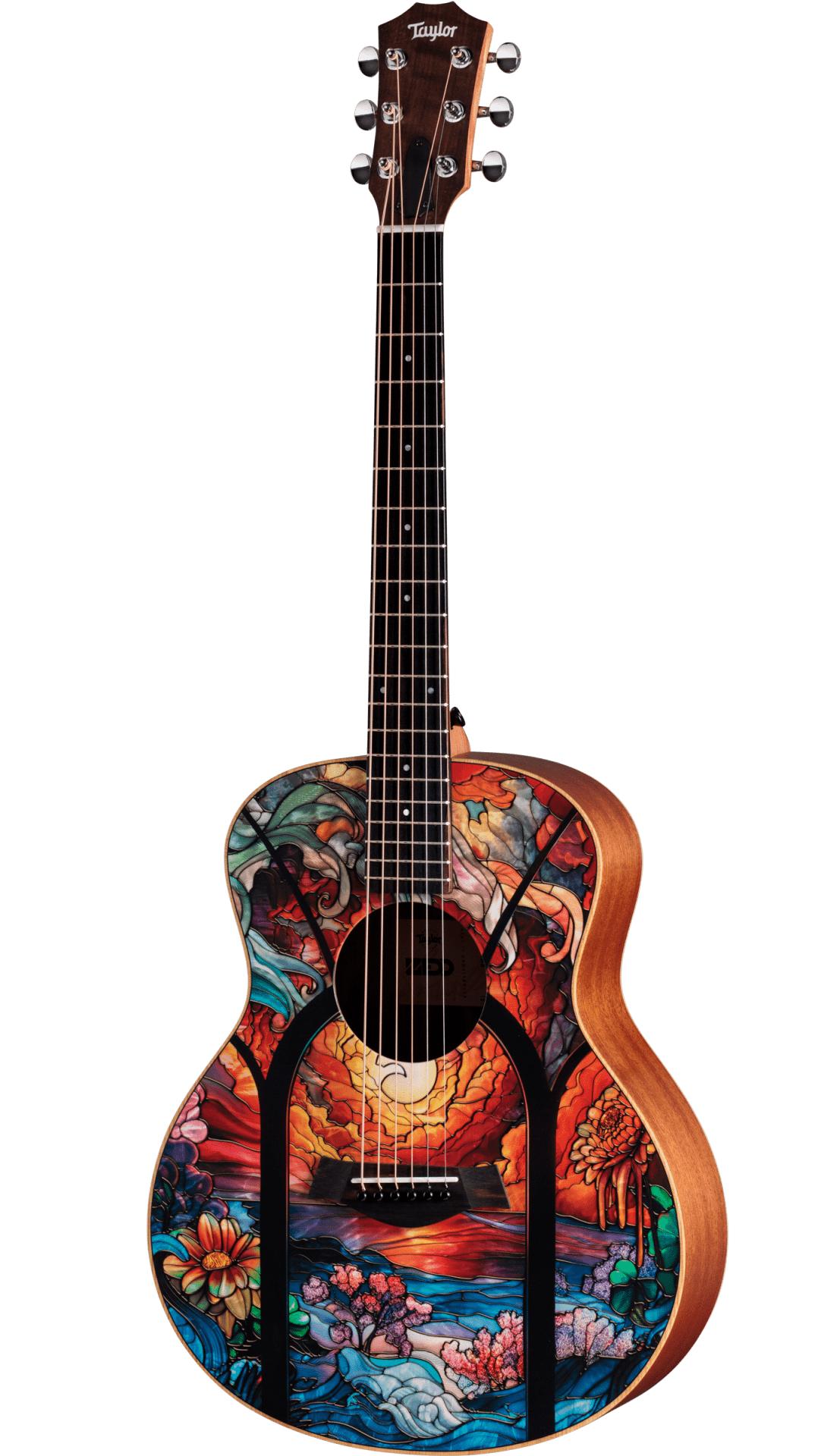 Taylor Zedd GS Mini Talos Special Edition Acoustic Guitar - Taylor-GS-Mini-Special-Edition-ZEDD-Telos-2206064206-FrontLeft-2025.jpg