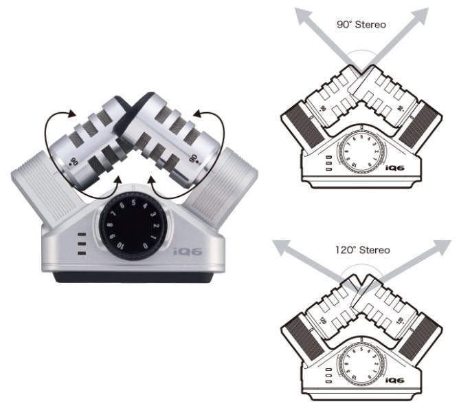 Zoom IQ6 Stereo X/Y Mic for Lightning iOS Devices - 111535-tmpD16D.jpg
