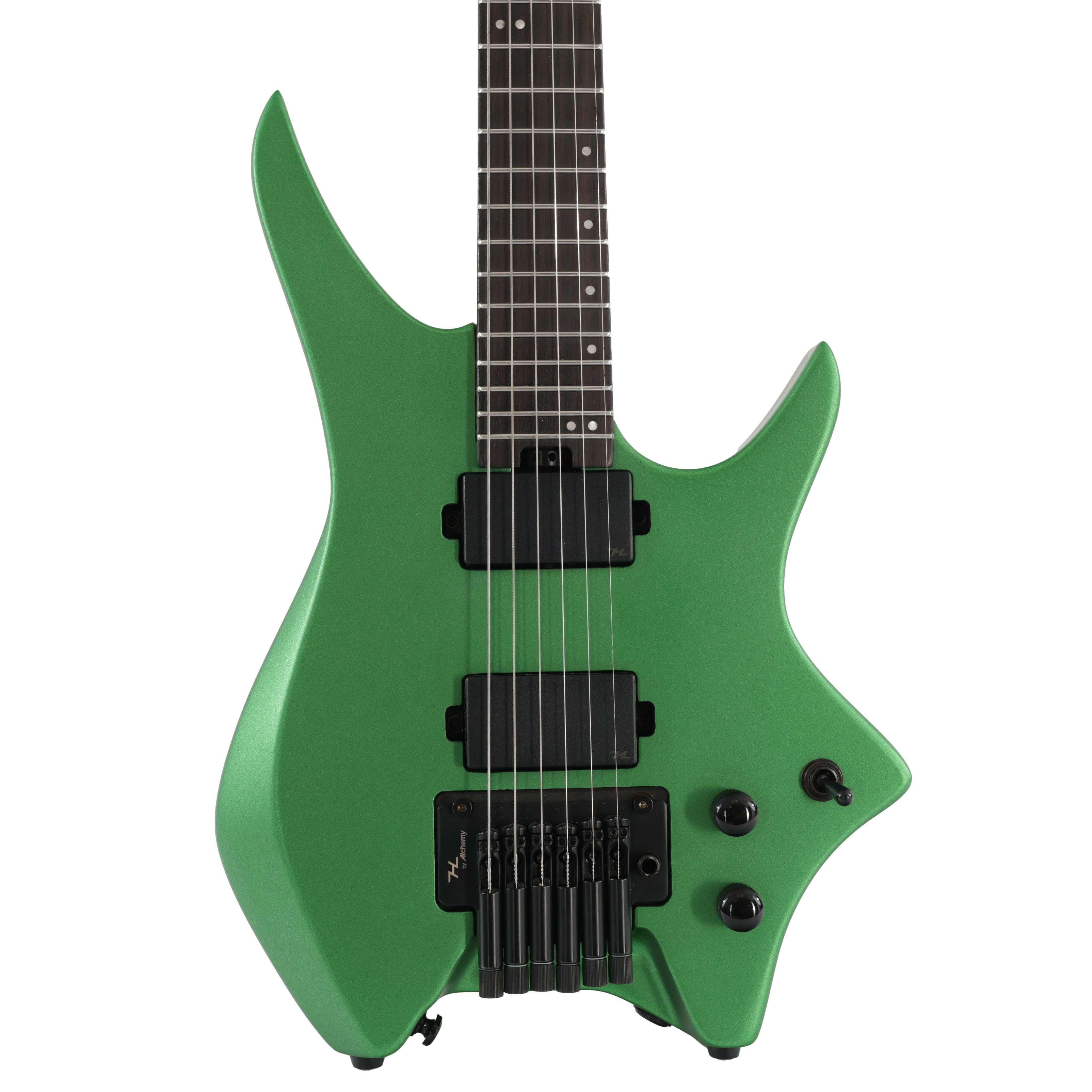 B Stock : Hils HN5 Next Series Headless Guitar - Satin Metallic Emerald Green 003 - B-HN5S-NS-M-0003 (2).jpg