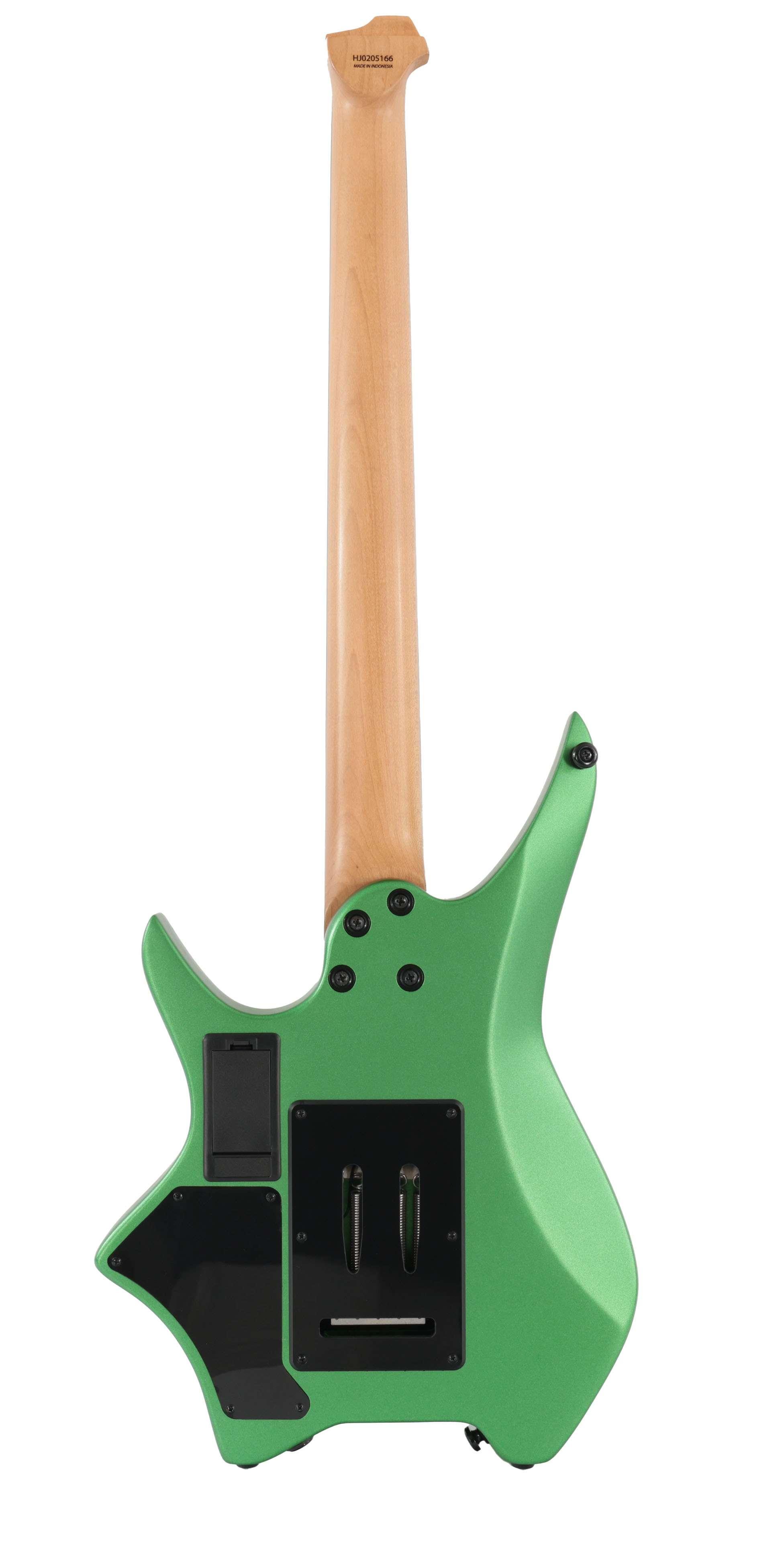 B Stock : Hils HN5 Next Series Headless Guitar - Satin Metallic Emerald Green 003 - B-HN5S-NS-M-0003 (4).jpg