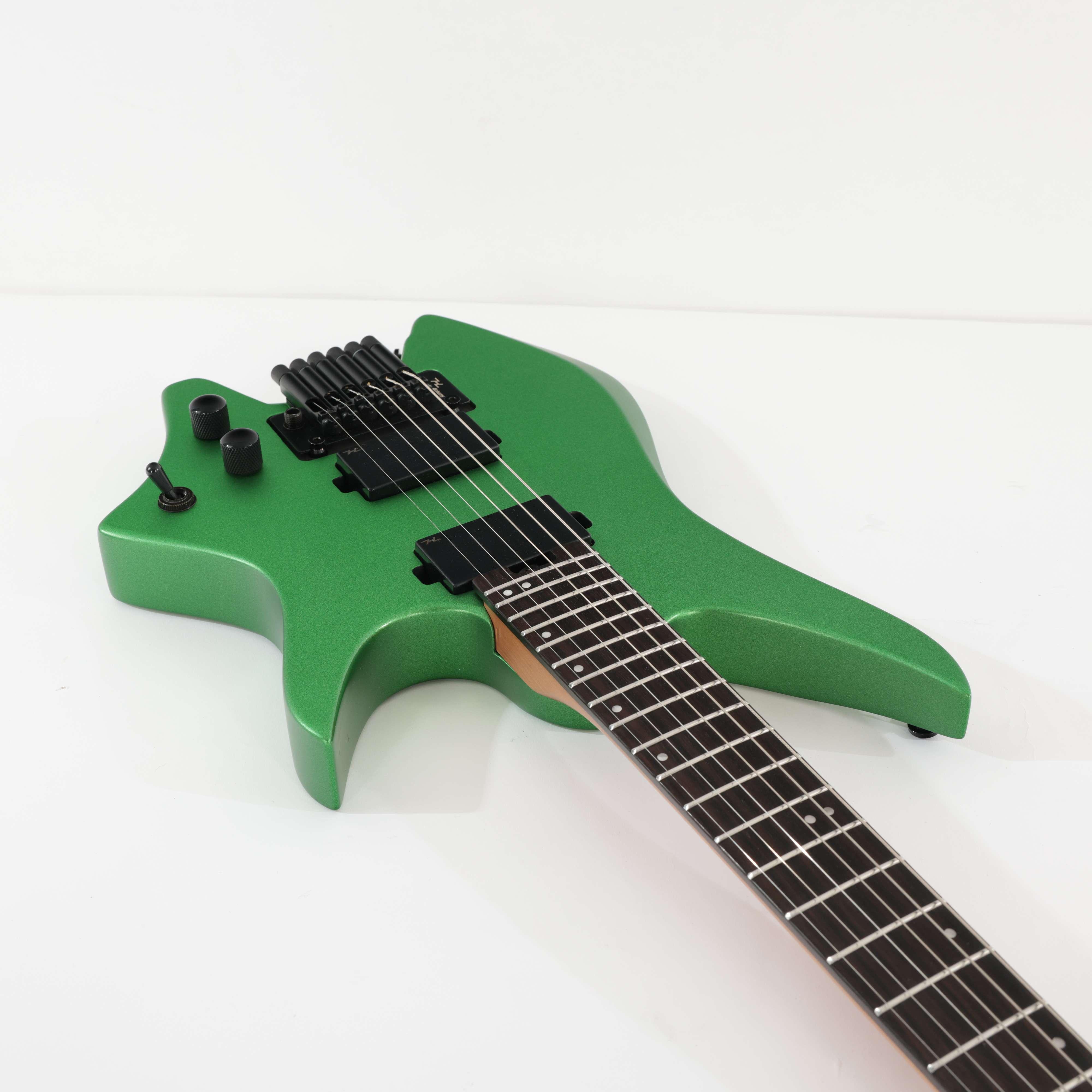 B Stock : Hils HN5 Next Series Headless Guitar - Satin Metallic Emerald Green 003 - B-HN5S-NS-M-0003 (8).jpg