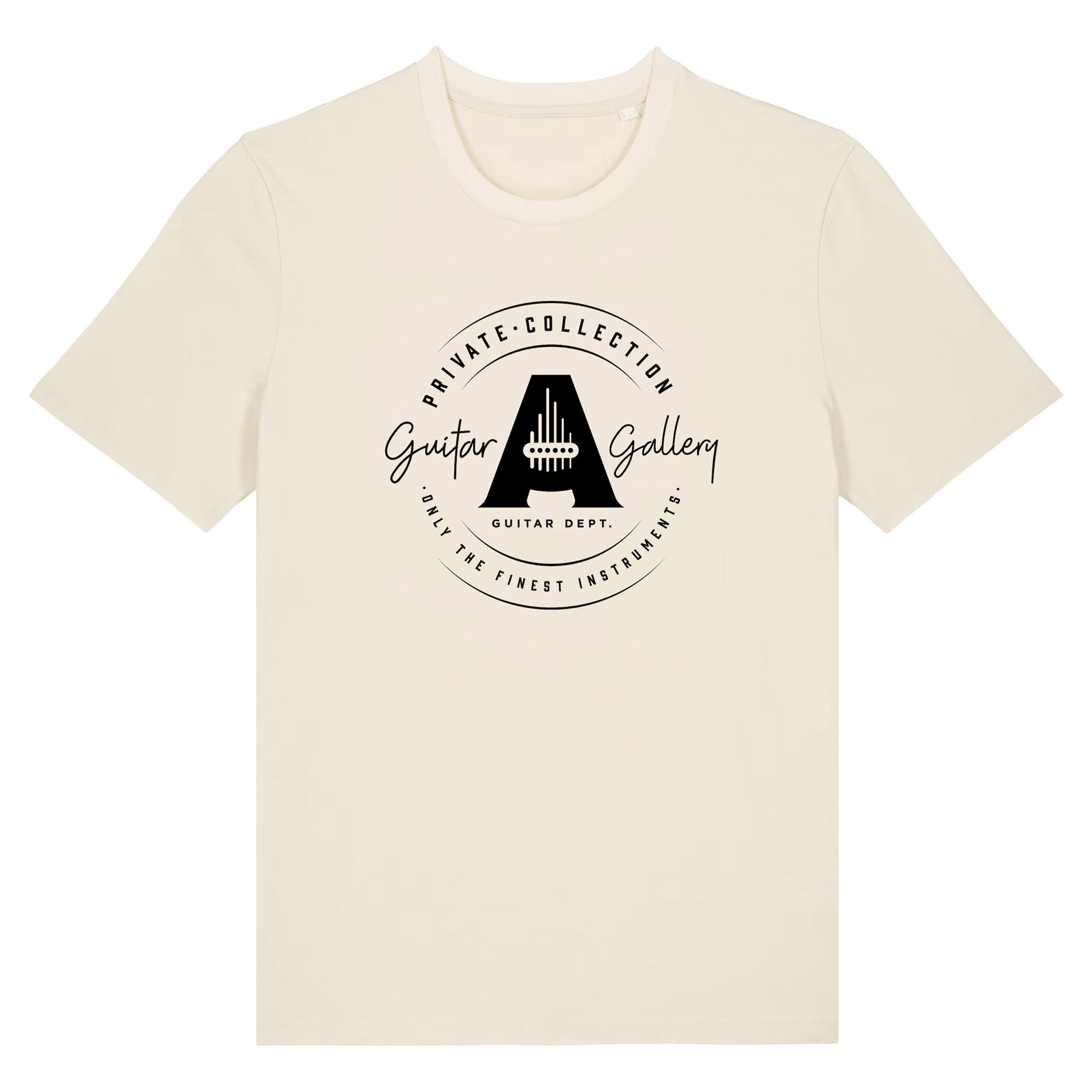 Andertons Guitar Gallery T Shirt in Natural Raw - M Medium - GG-shirt.jpg