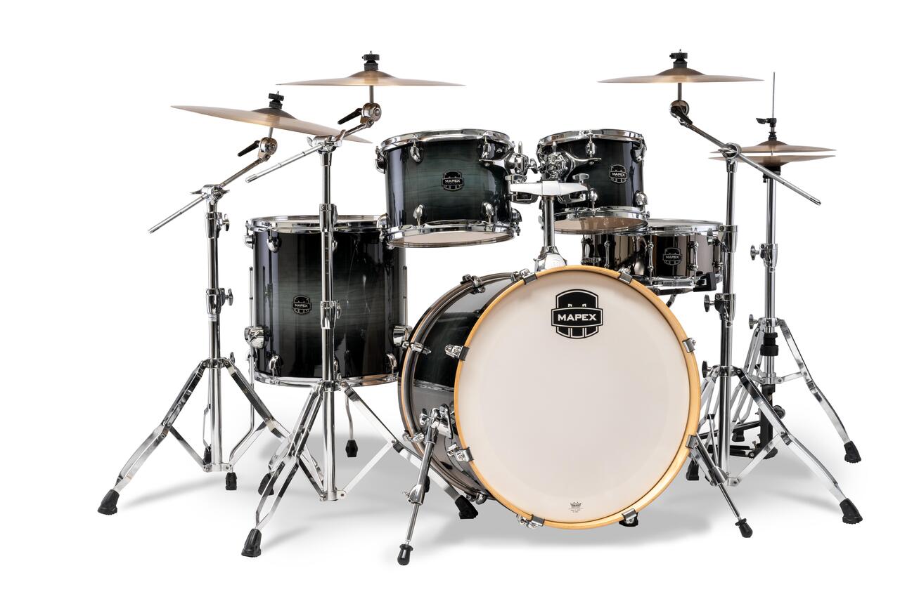 Mapex Armory 22" Rock Fusion Acoustic Shell Pack in Black Onyx Burst - AR529SVOZ_1.jpg