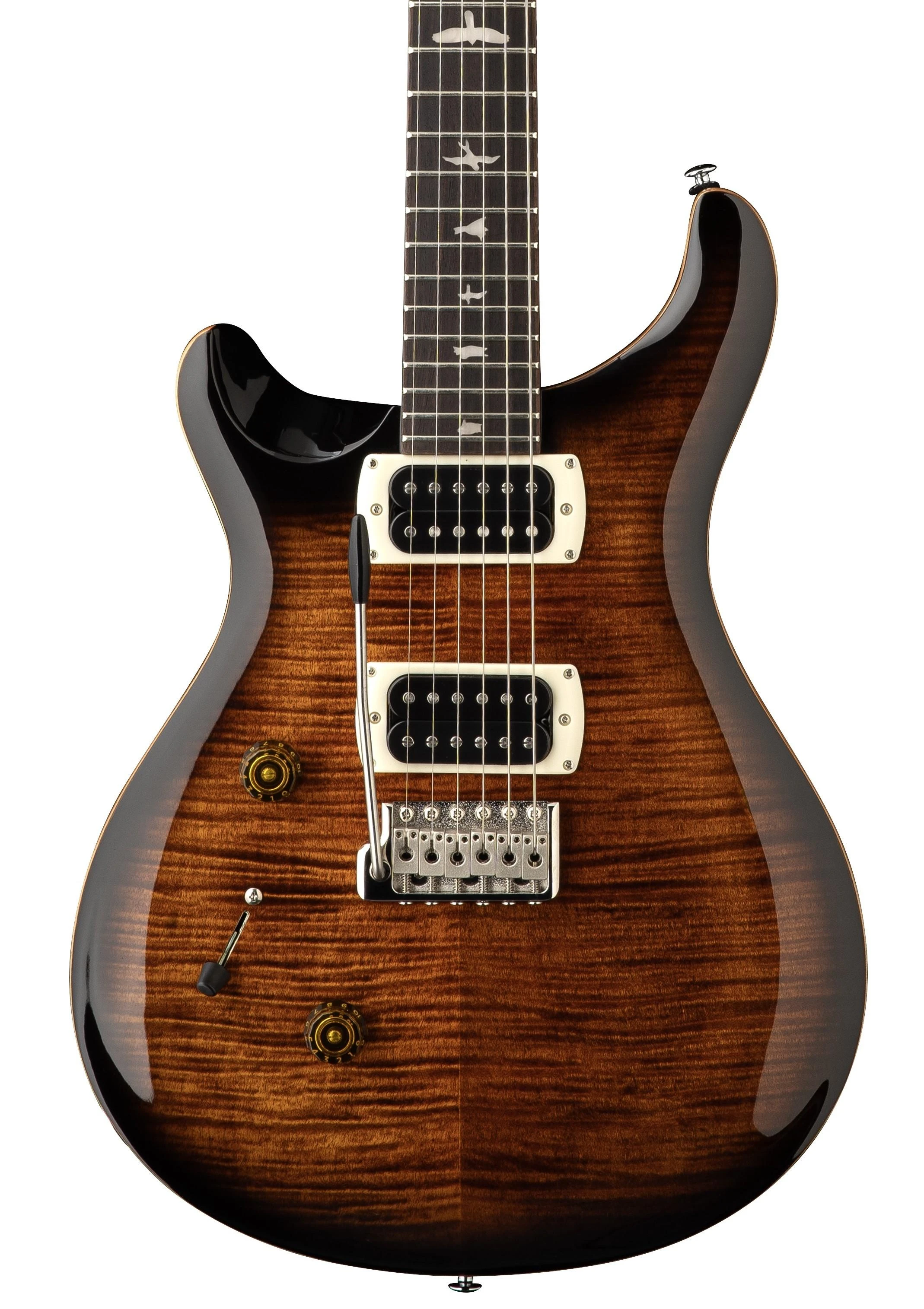 PRS SE Custom 24 Left Handed Electric Guitar in Black Gold Sunburst (2026) - SE Custom 24 Lefty Black Gold Sunburst cropped.jpg
