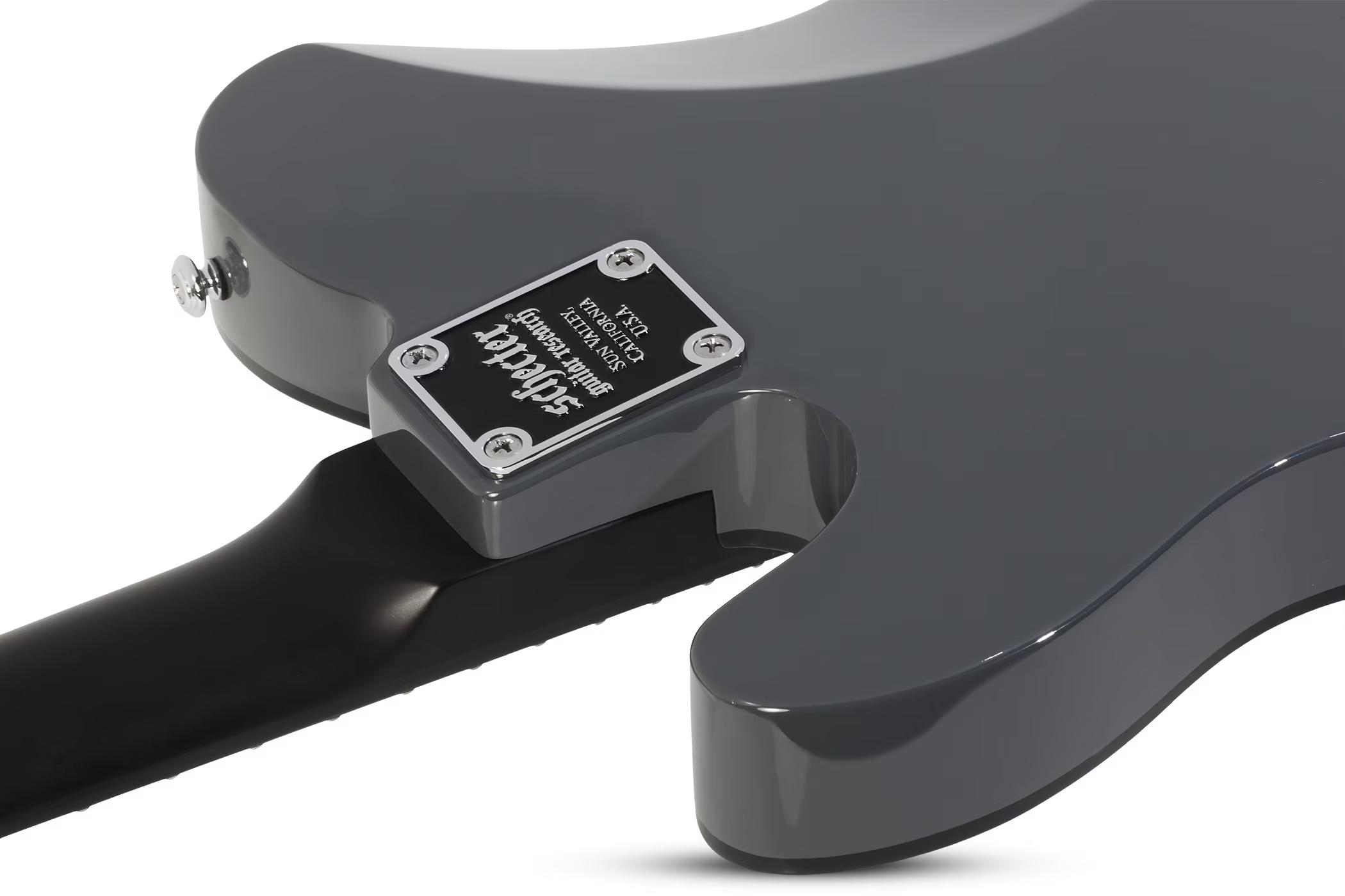 Schecter PT EX Baritone Electric Guitar in Dorian Gray - SCH-GTR-2148-Neck-Joint.jpg