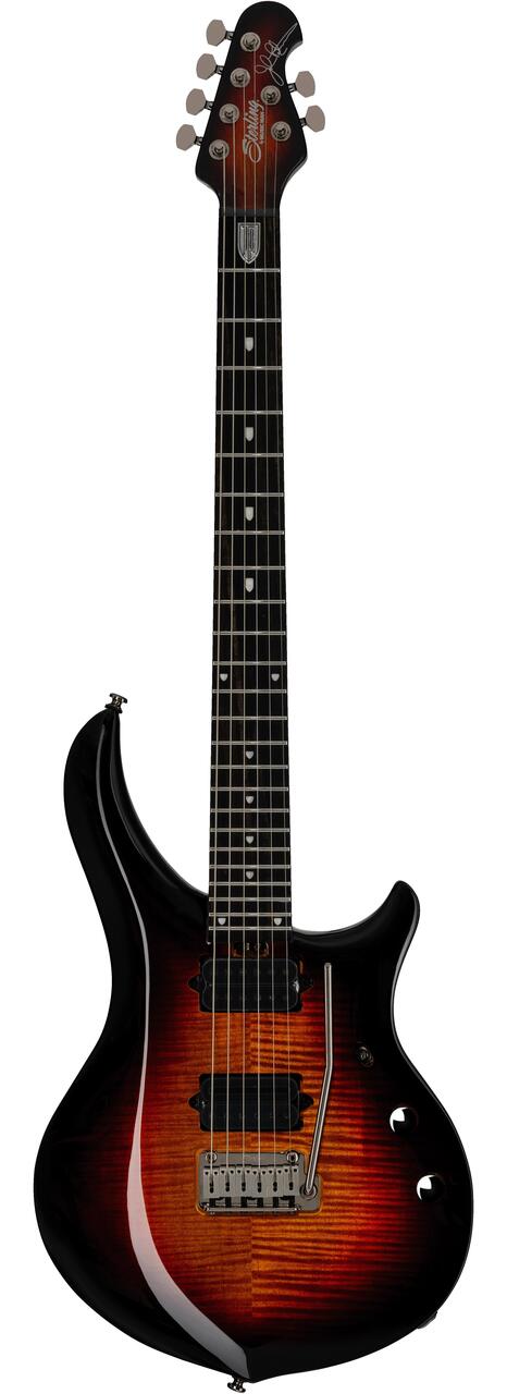 Sterling by Music Man Majesty Dimarzio John Petrucci Signature Electric Guitar in Tiger Eye - MAJ200XFMTGEE1WB-Front.jpg