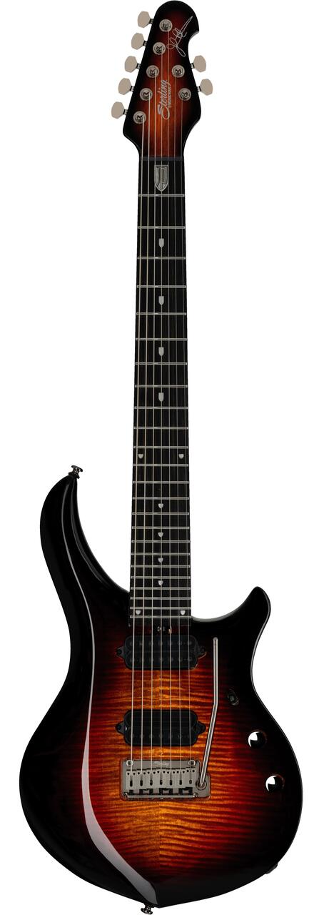 Sterling by Music Man Majesty 7 Dimarzio John Petrucci Signature 7-String Electric Guitar in Tiger Eye - MAJ270XFMTGEE1WB-Front.jpg