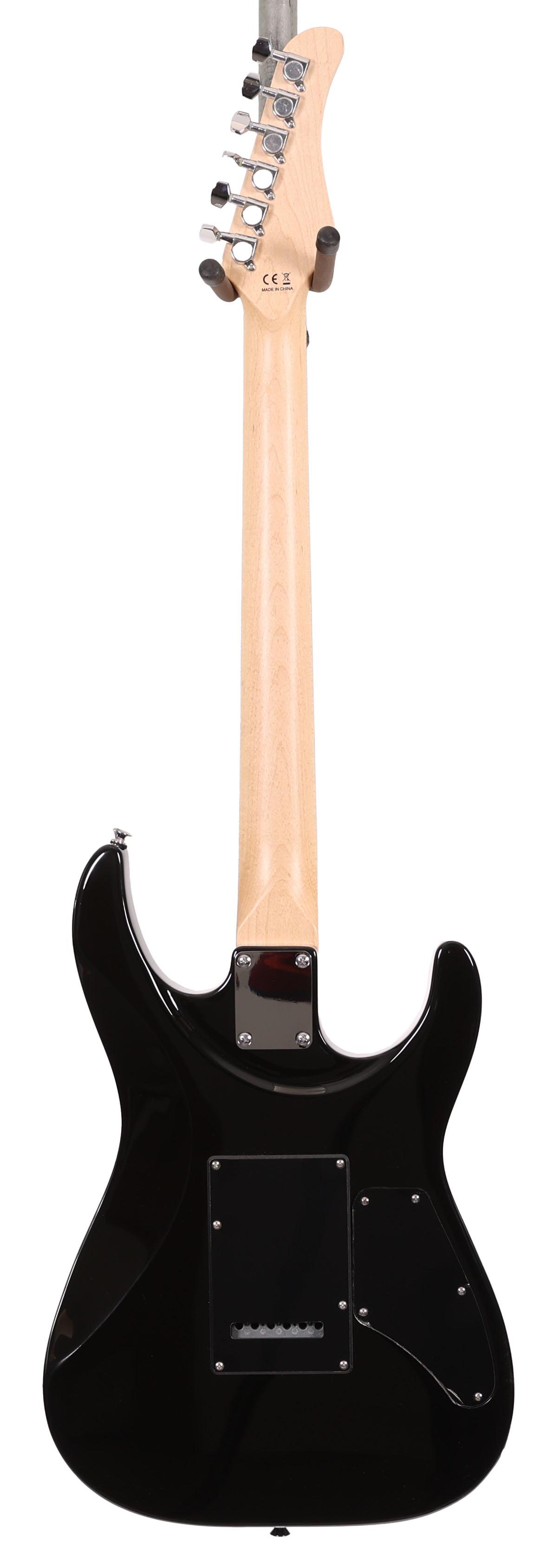 B Stock : Eastcoast HM1 Left Handed Guitar in Black Rosewood Fretboard 025 - B-EC-HM1-BK-0025 (4).jpg