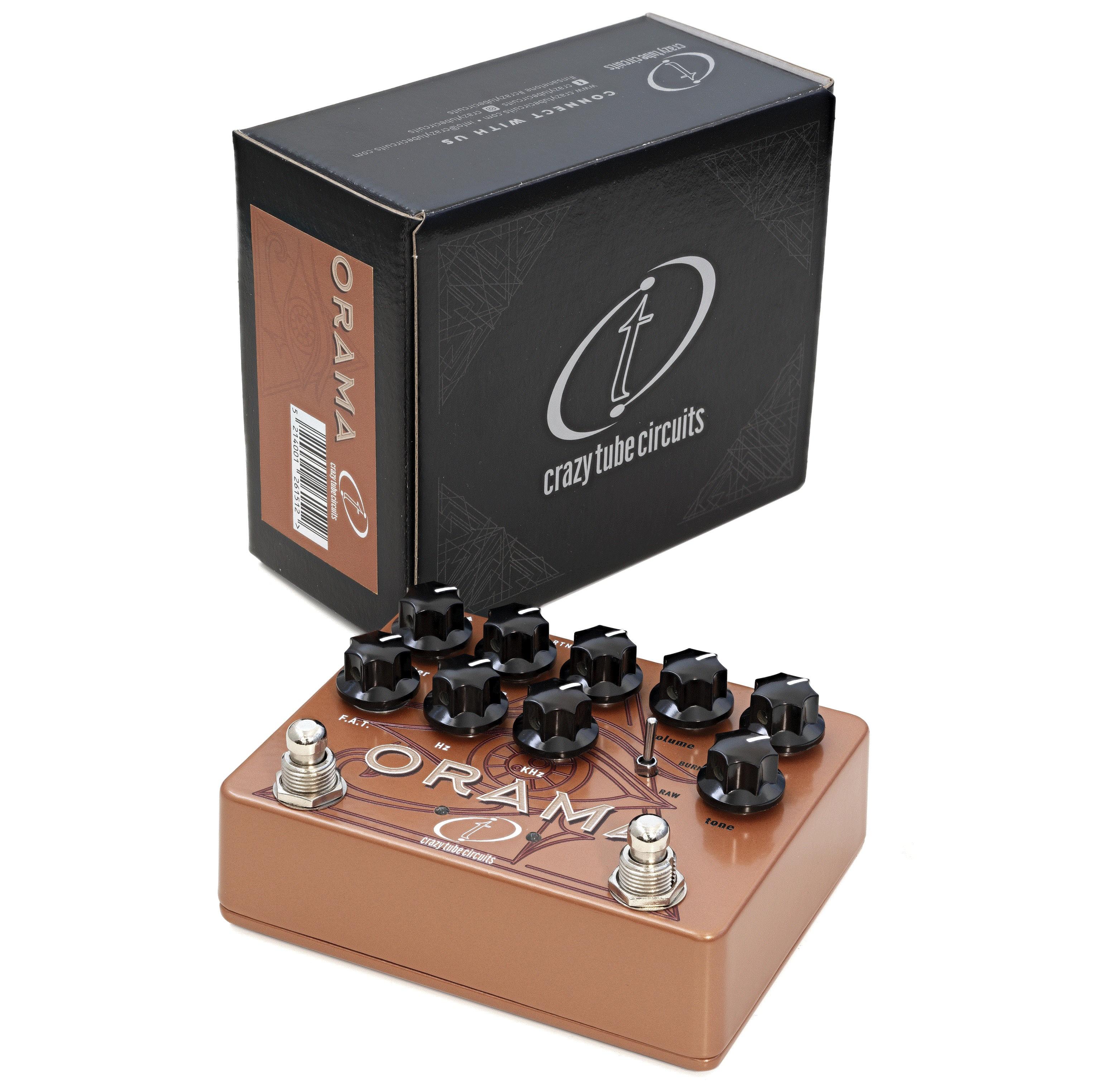Crazy Tube Circuits Orama Dual Drive Amp in a Box & Fuzz Pedal - Orama_box.jpg