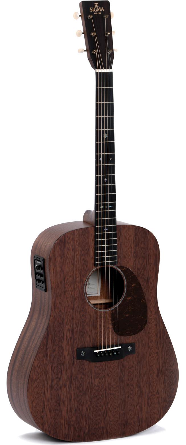 Sigma 15 Series SDM-15E Solid Mahogany Electro Acoustic Guitar - SIG-GTR-SDM-15E-Front.jpg