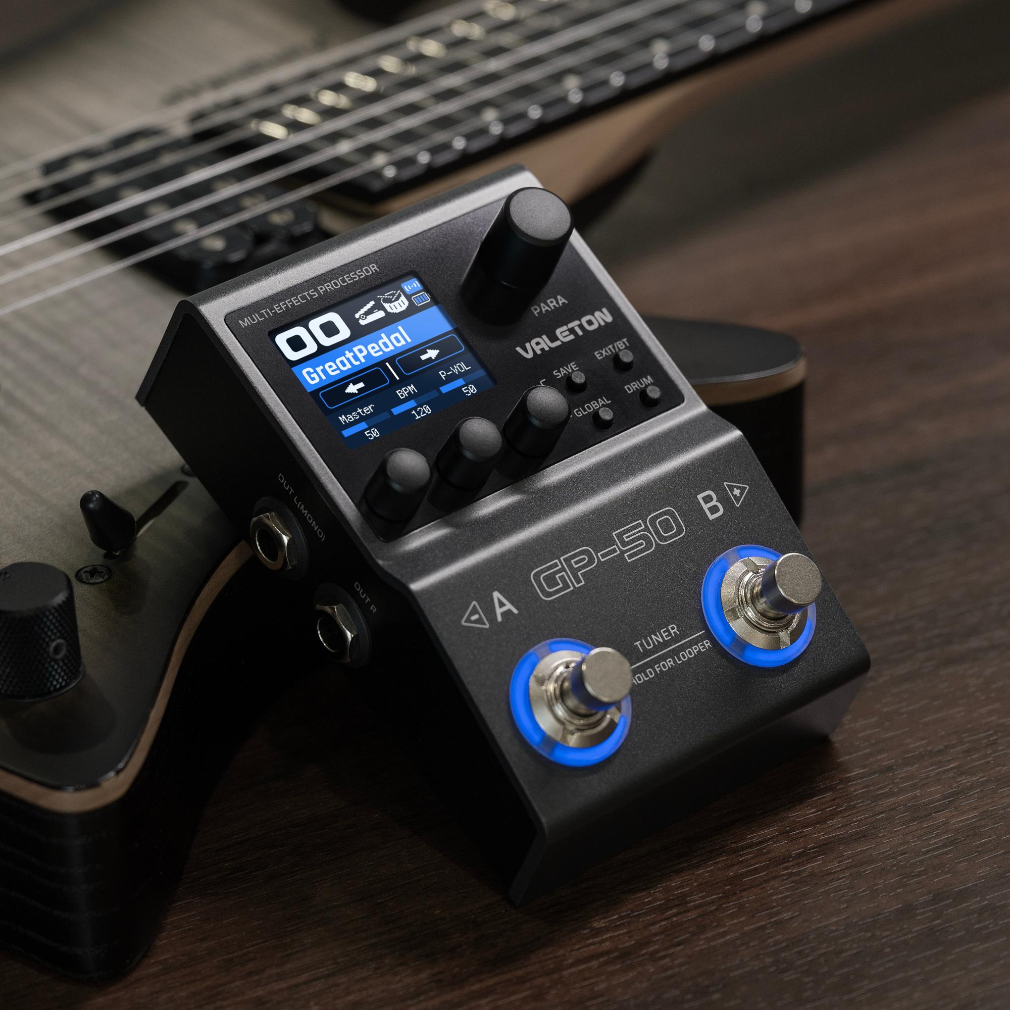 Valeton GP-50 Multi-FX, Amp Modeller & IR Loader Pedal - Andertons