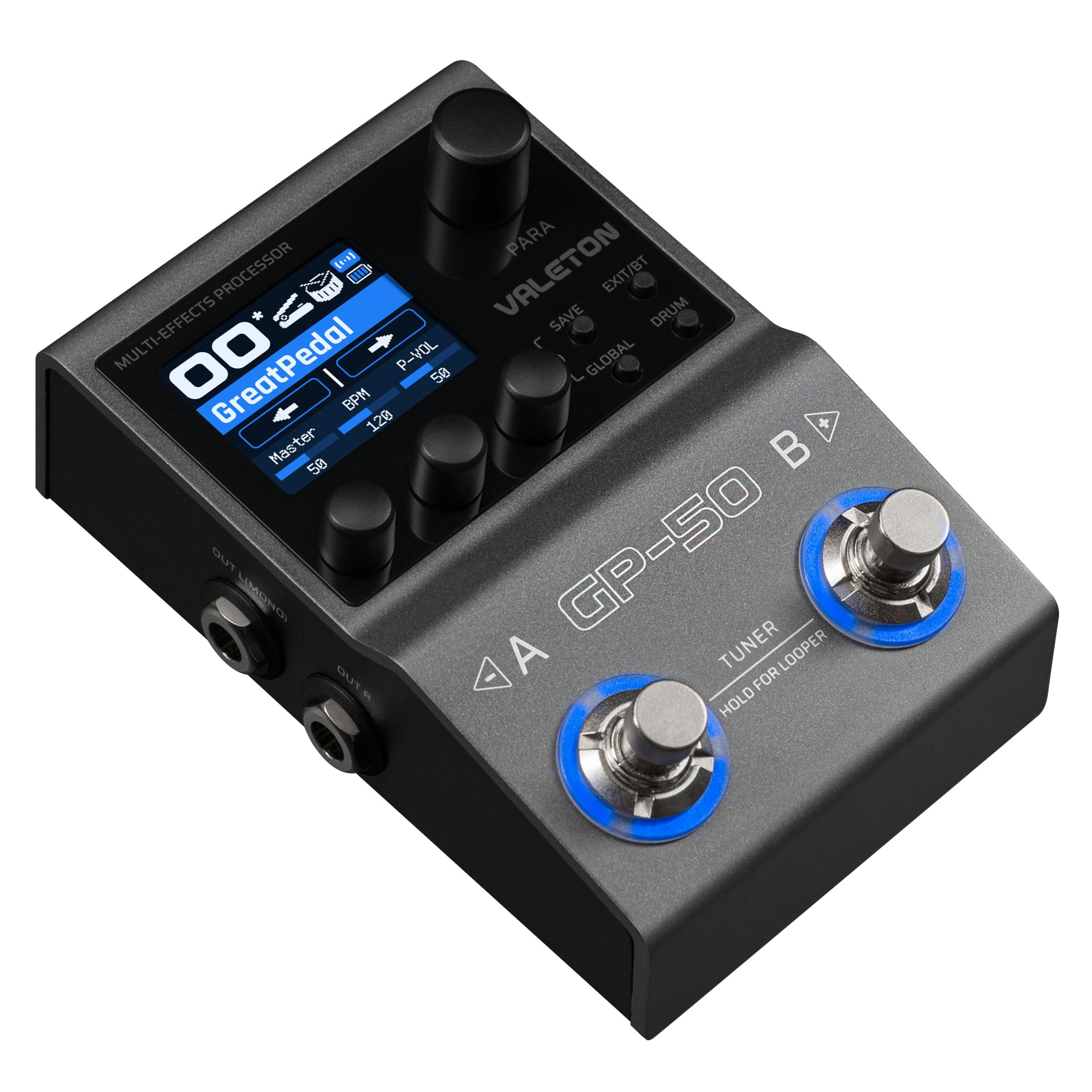 ギター VALETON GP-50 Valeton GP-50 Multi-FX, Amp Modeller & IR Loader Pedal - Andertons