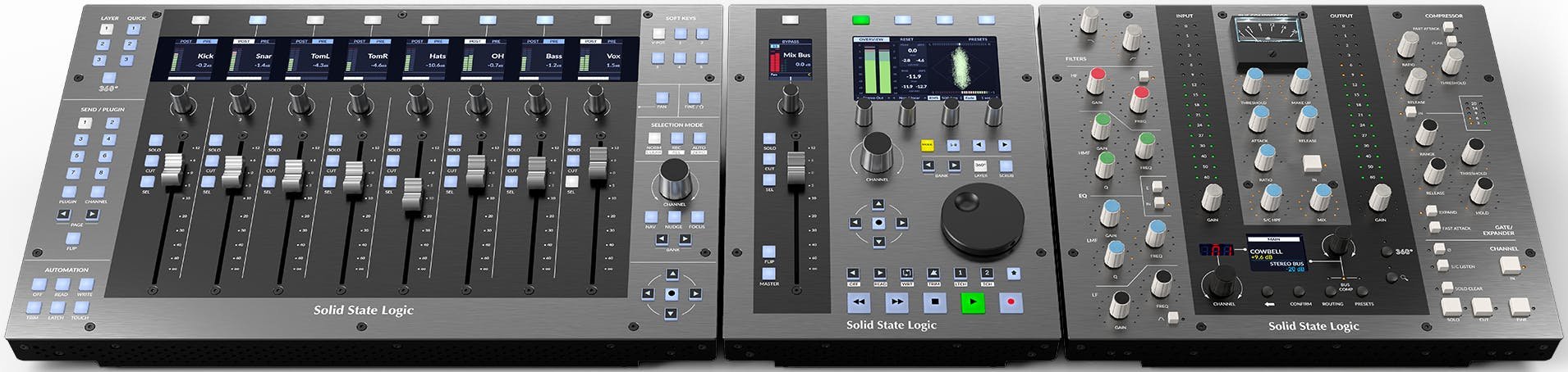 SSL UF1 Advanced DAW Controller - SSL0120-Solid_State_Logic_UF1_Controller_Expanded.jpg