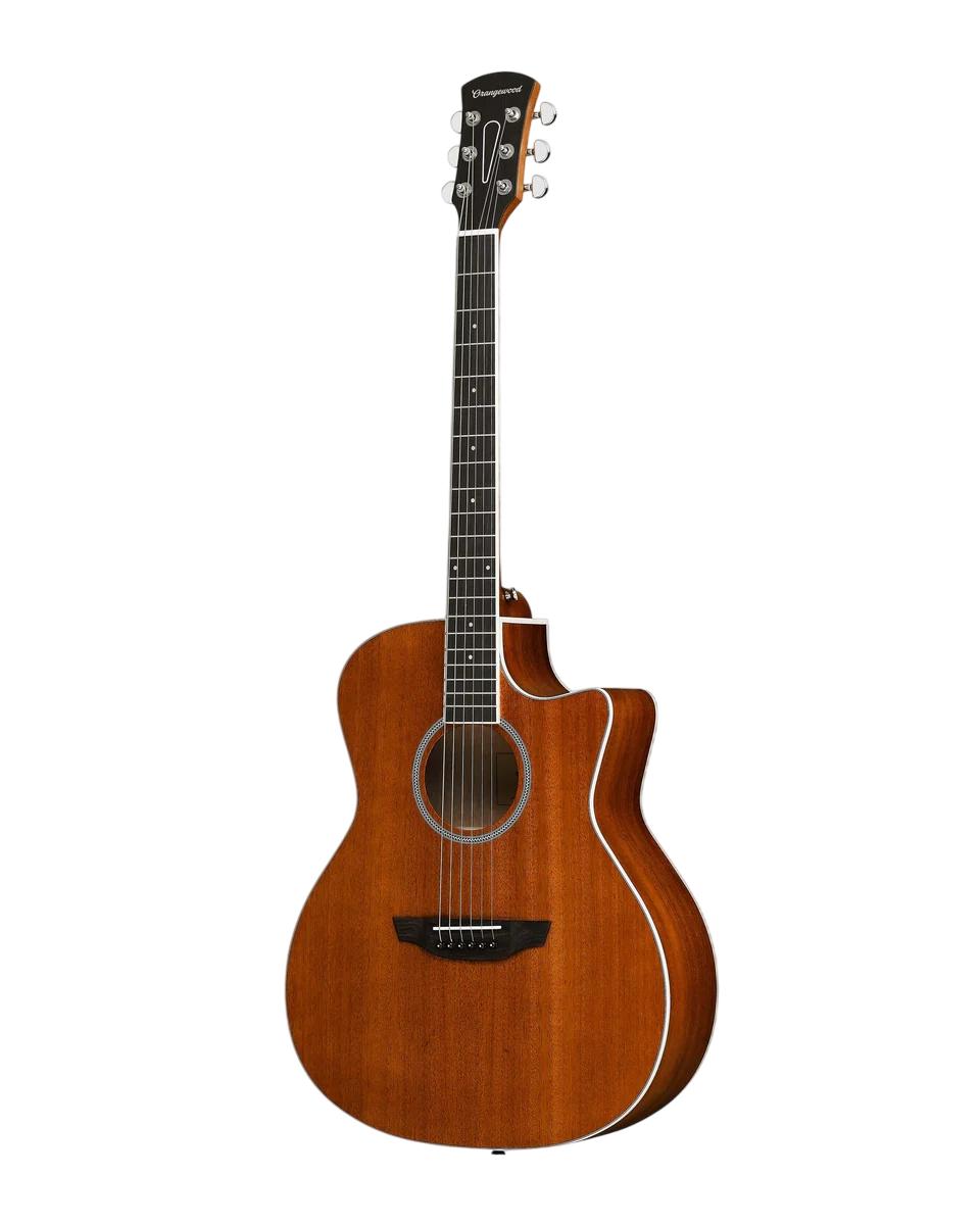 Orangewood Rey Mahogany Grand Auditorium Cutaway Acoustic Guitar in Natural Satin - REY-M-ANGLED-RIGHT_960x-.jpg