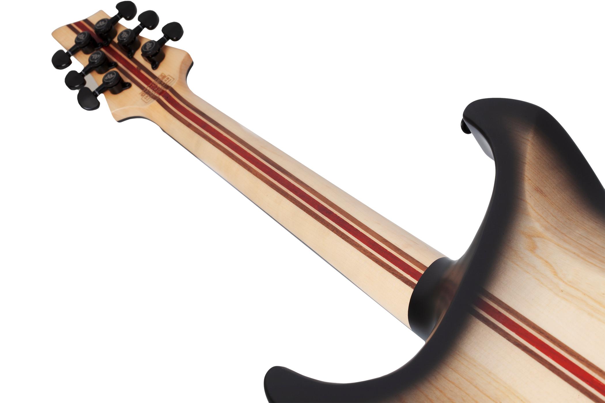 Schecter C-1 Pale Moon Electric Guitar in Natural Satin Black Burst - SCH-GTR-692-Neck-Back.jpg