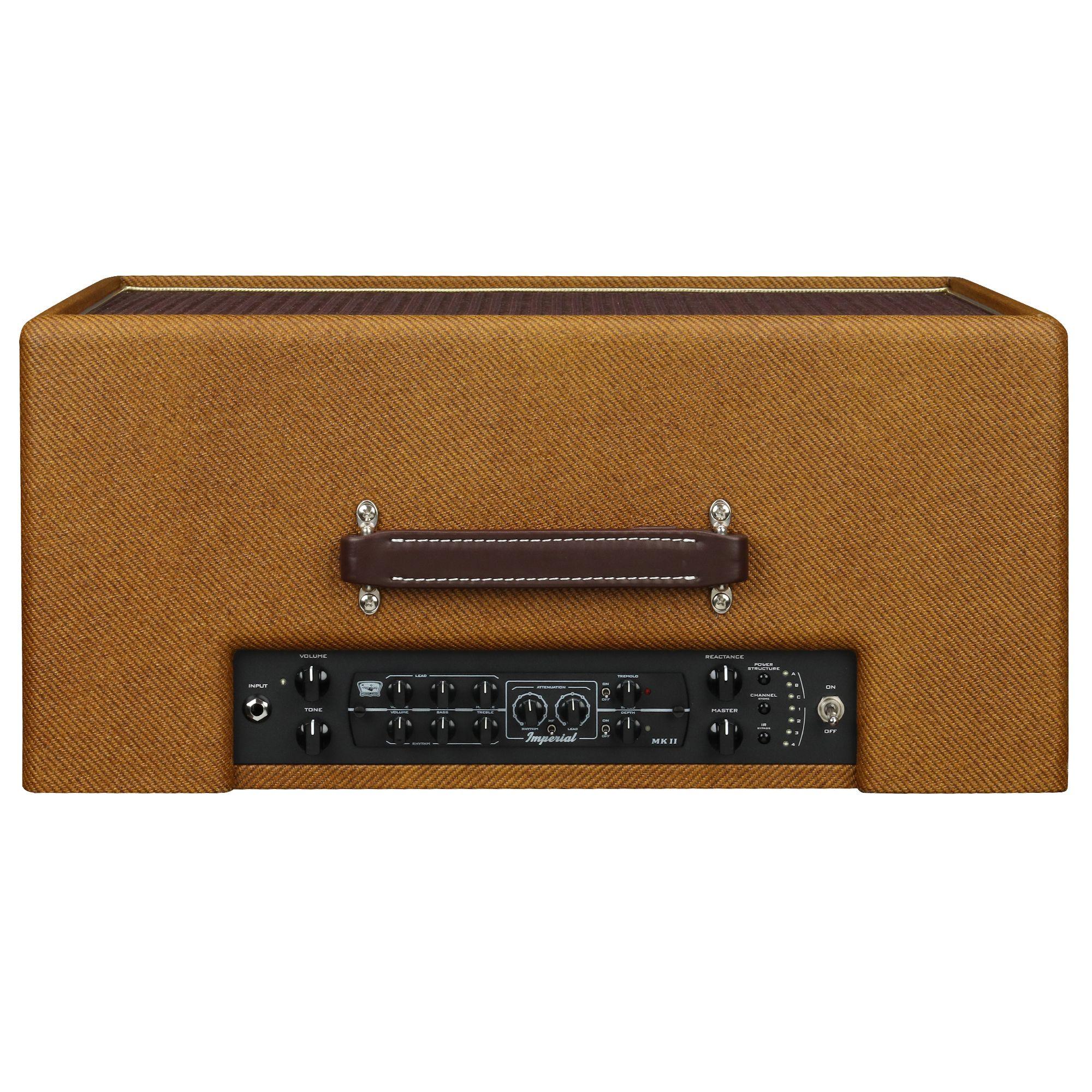 Synergy 20IR All-Tube Custom Shop 20W 3-Channel Preamp Module Amp Combo in Tweed Tolex - SYN-20IR-COMBO-TWEED-TOP_compressed.jpg