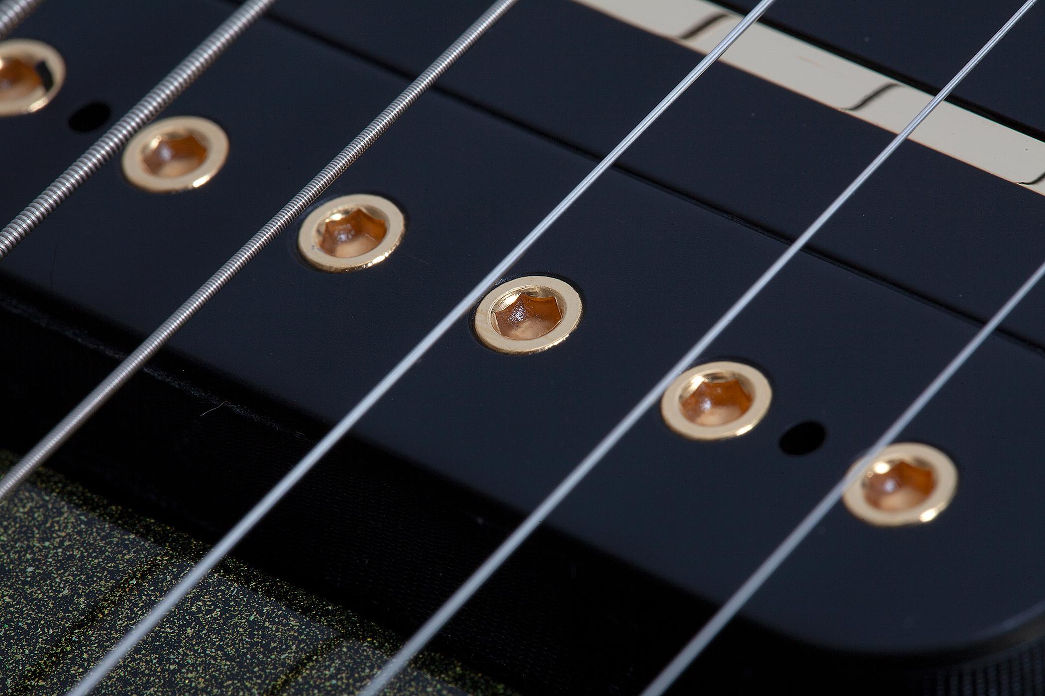 Schecter C-1 50th Anniversary Electric Guitar in Gold Burst - SCH-GTR-4135-Pickup-Detail.jpg