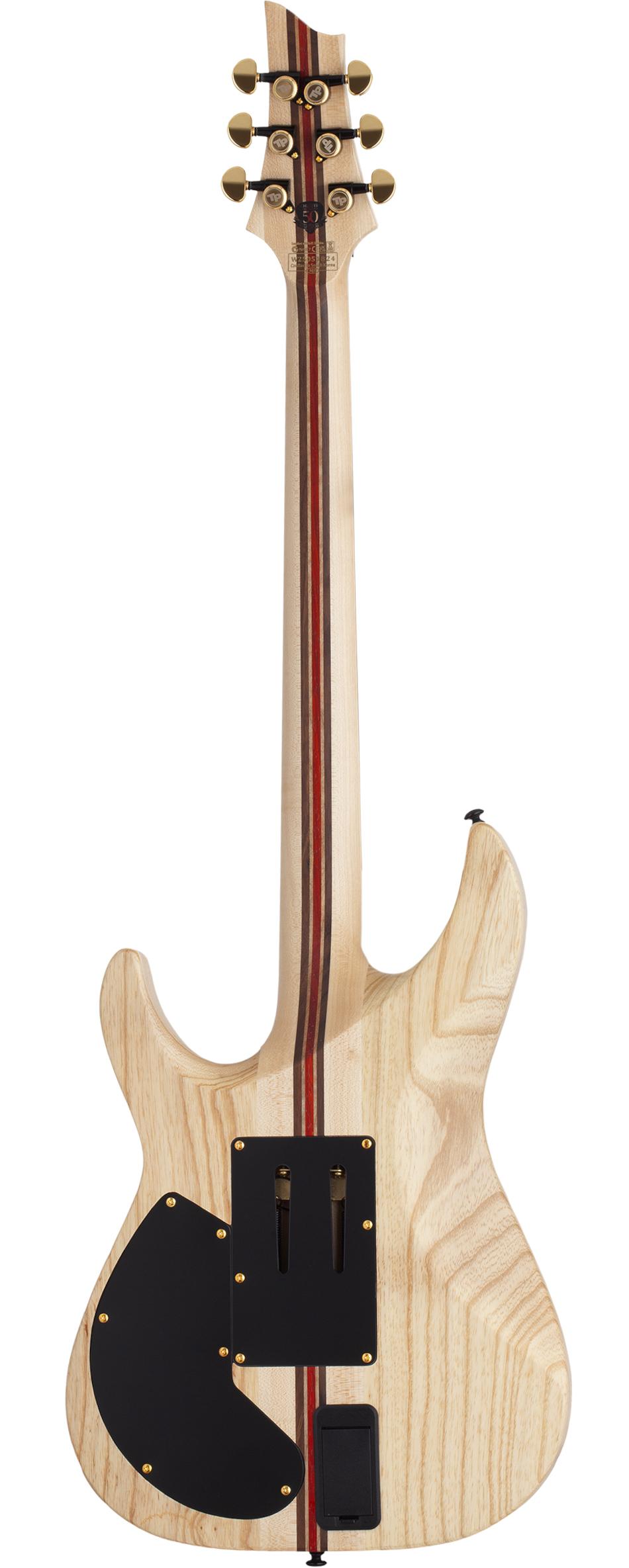 Schecter C-1 FR-S 50th Anniversary Electric Guitar in Gold Burst