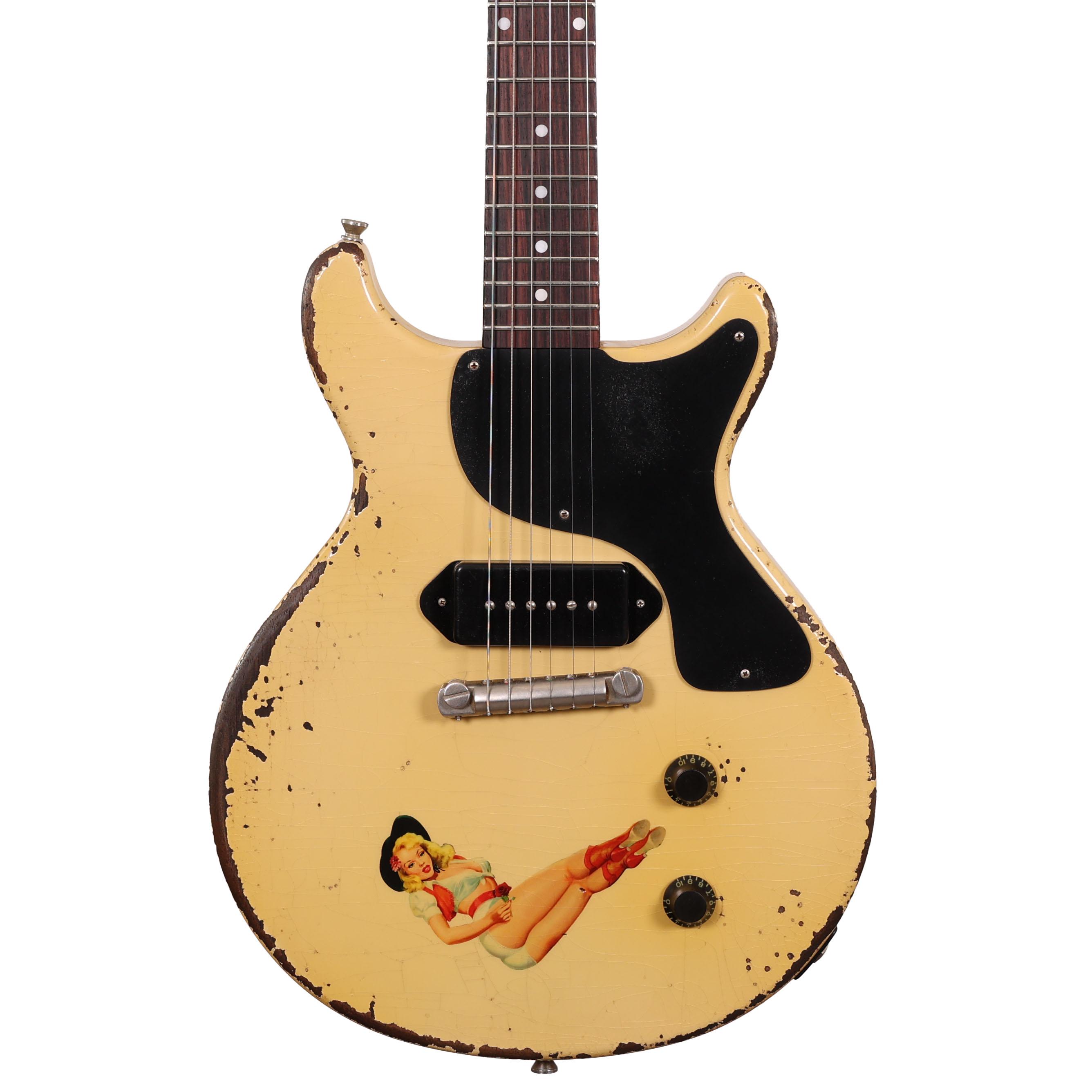 Rock N Roll Relics Thunders Standard Medium Aged in Blonde with Pin-Up Decal - 251947 (2).JPG
