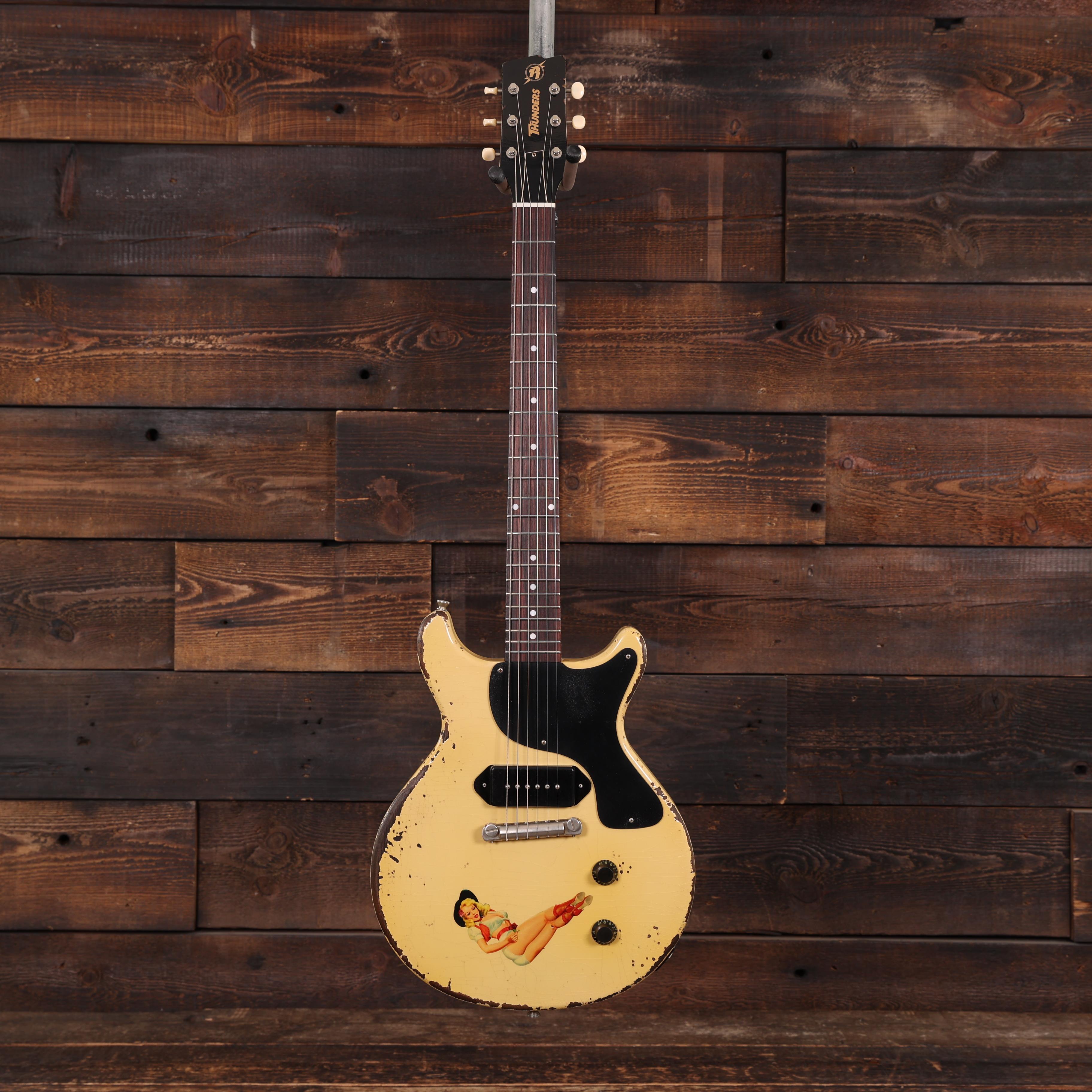 Rock N Roll Relics Thunders Standard Medium Aged in Blonde with Pin-Up Decal - 251947 (4).JPG