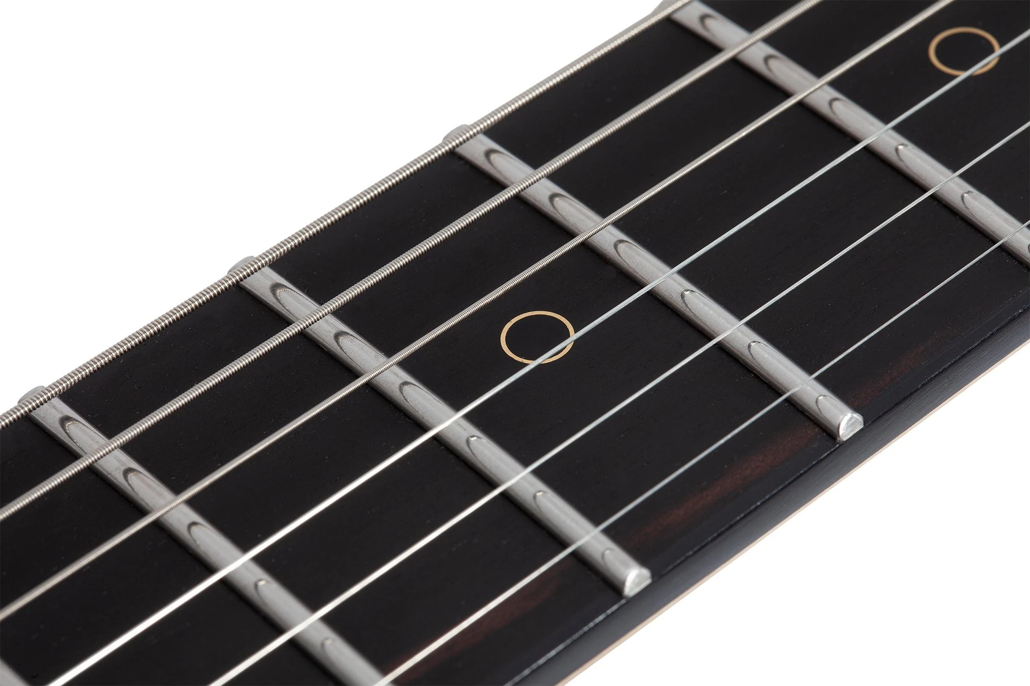 Schecter Tempest 50th Anniversary Electric Guitar in Gold Burst - SCH-GTR-4136-Inlay.jpg